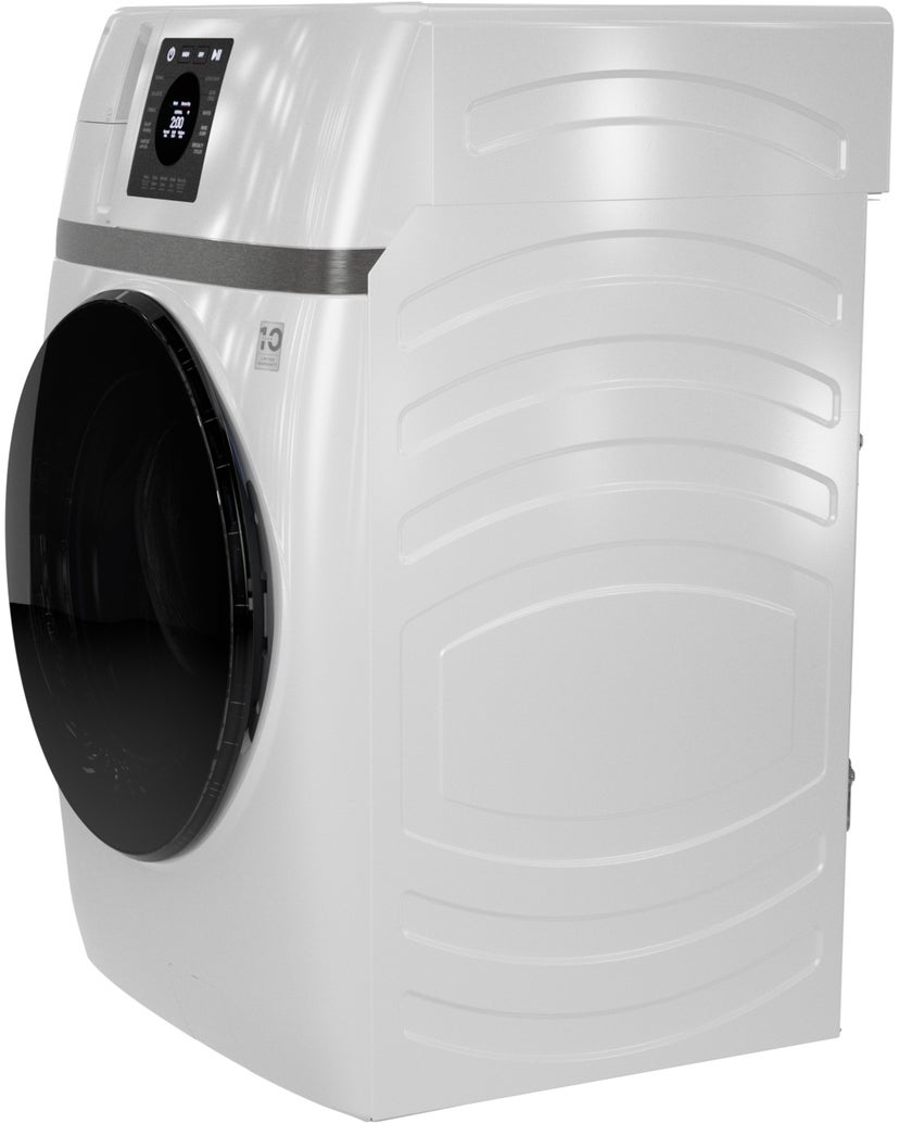 GE PFQ83HSLWWW GE Profile 4.6 Cu. Ft. Frontload All-In-One Washer...