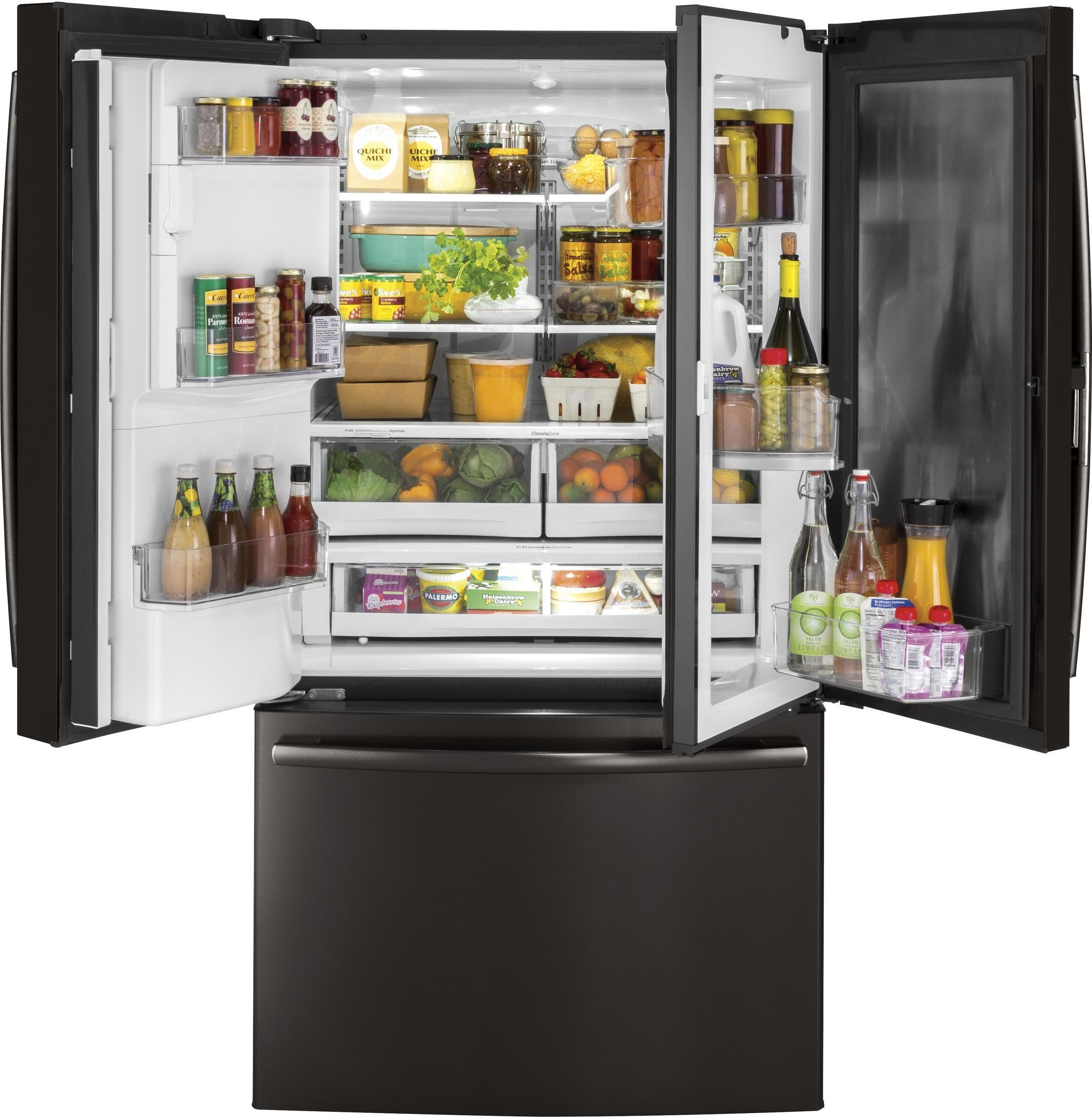 GE GFD28GBLTS Black Stainless Steel