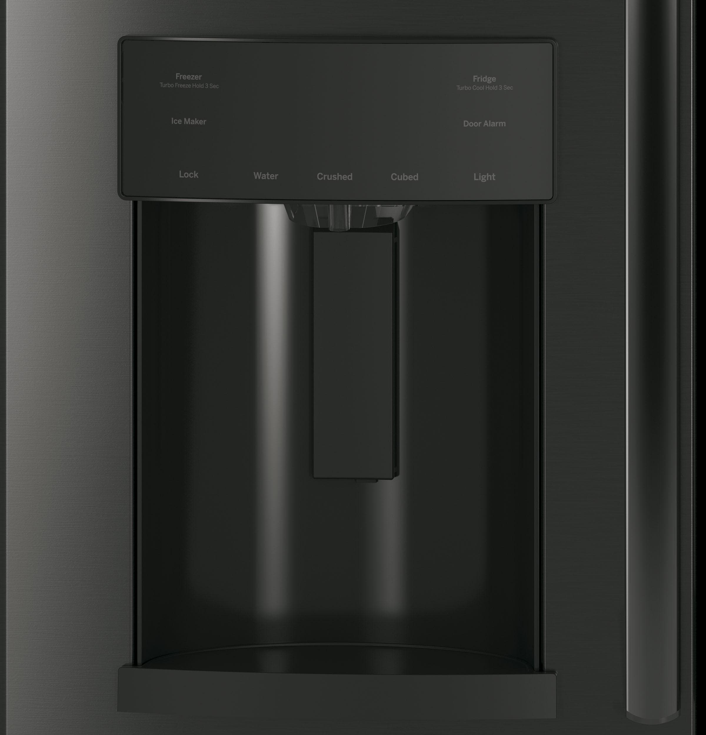 GE GFE28GBLTS Black Stainless Steel