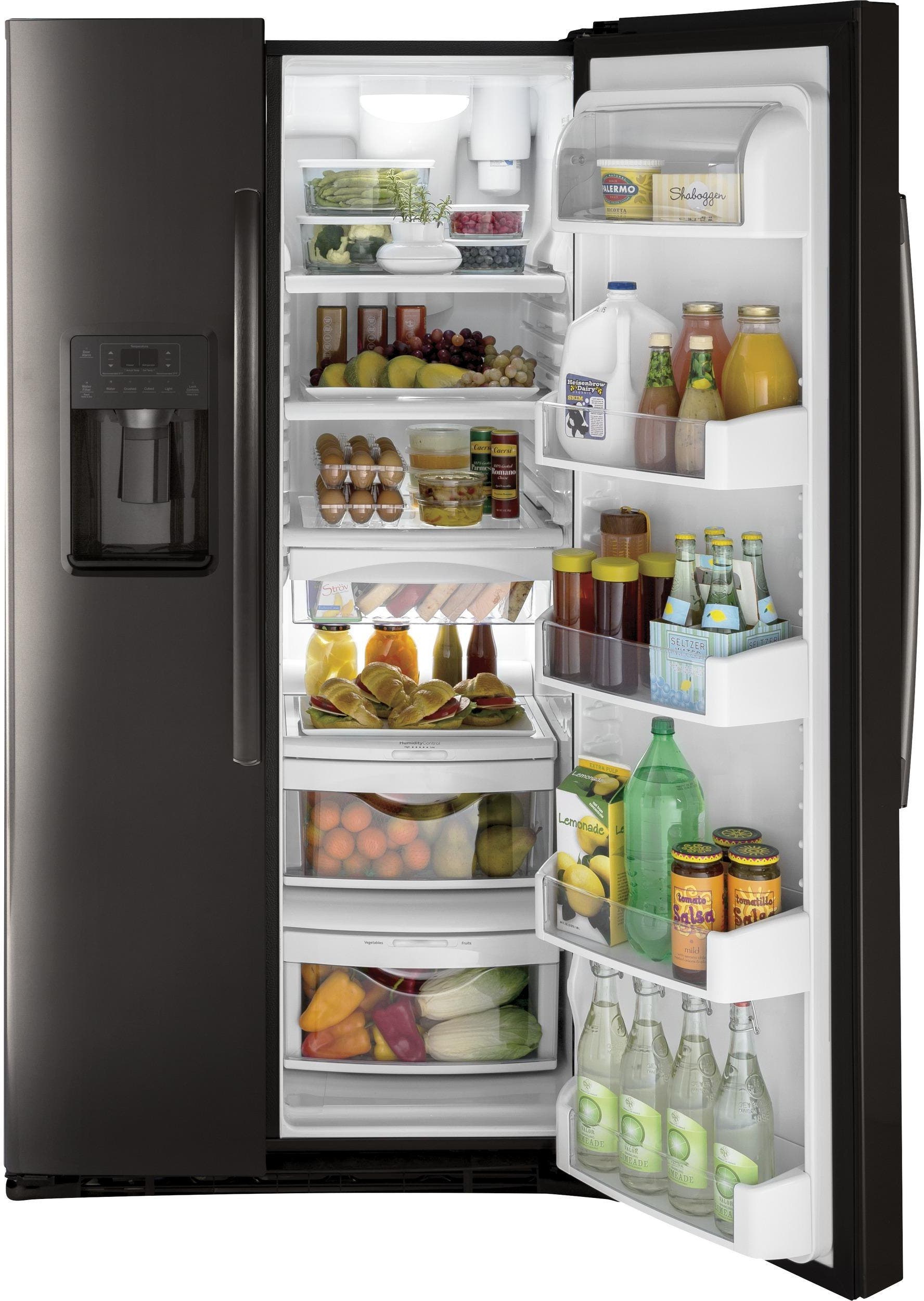 GE GSE25HBLTS Black Stainless