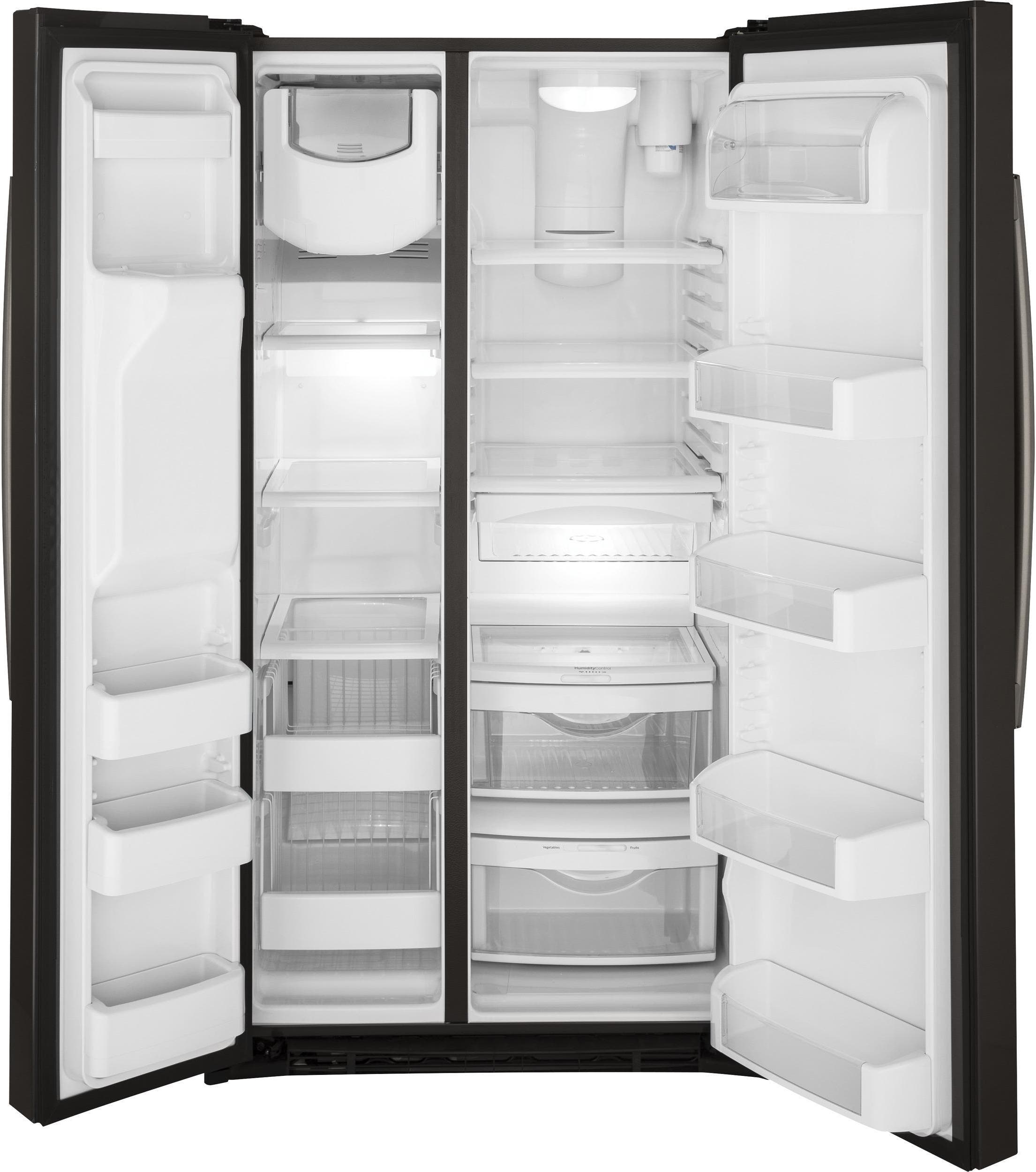 GE GSE25HBLTS Black Stainless
