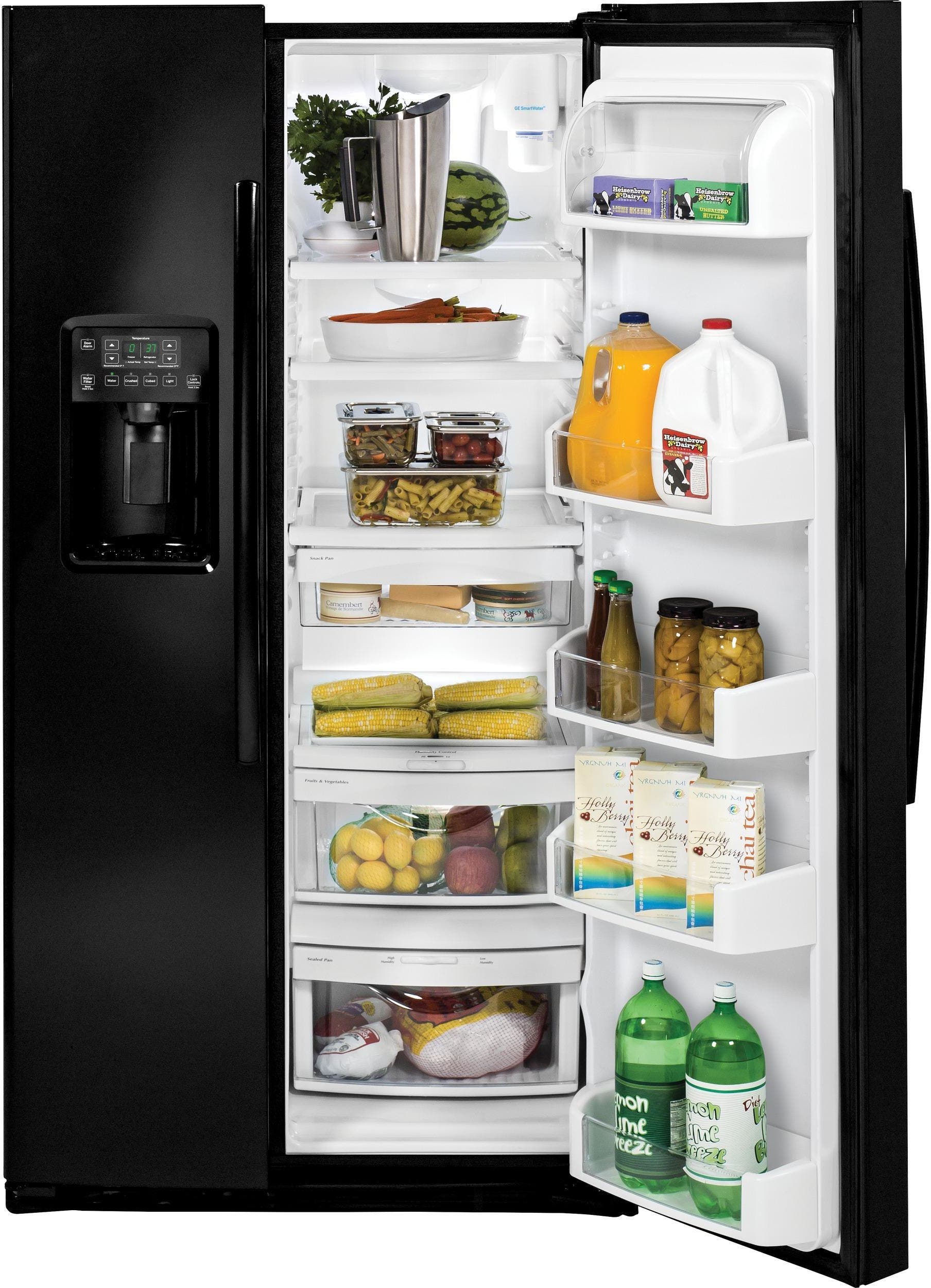 GE GSE25HGHBB Black
