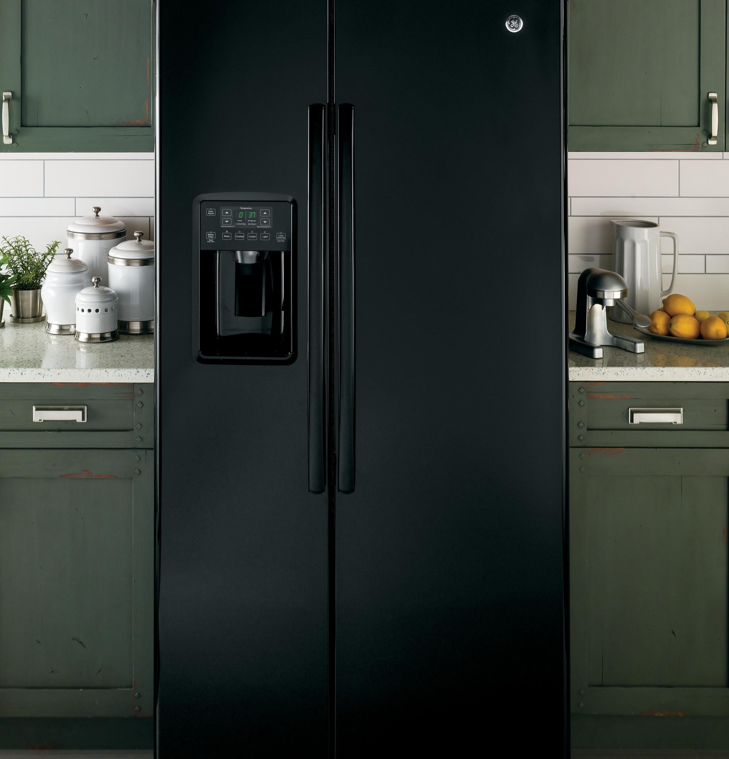 GE GSE25HGHBB Black