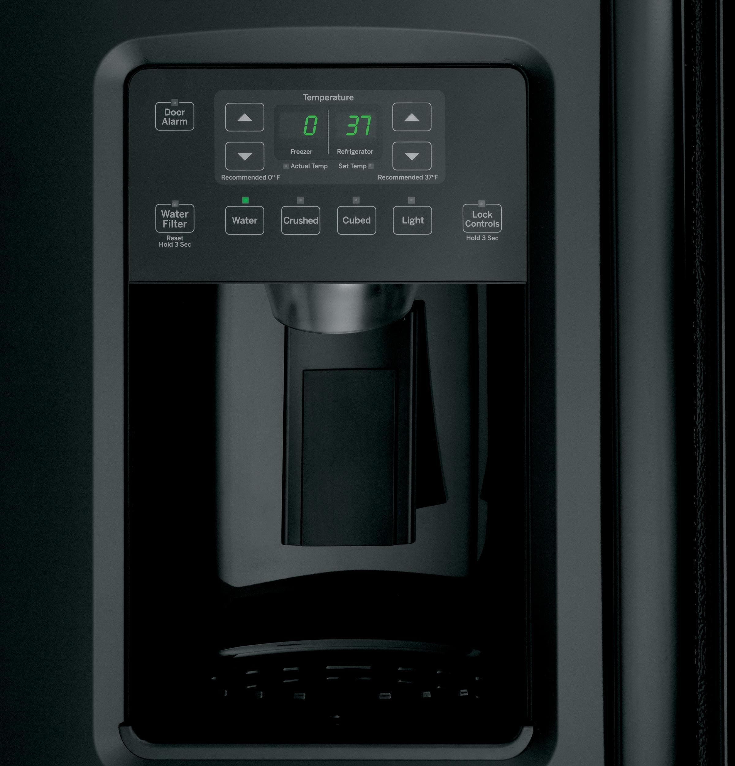 GE GSE25HGHBB Black
