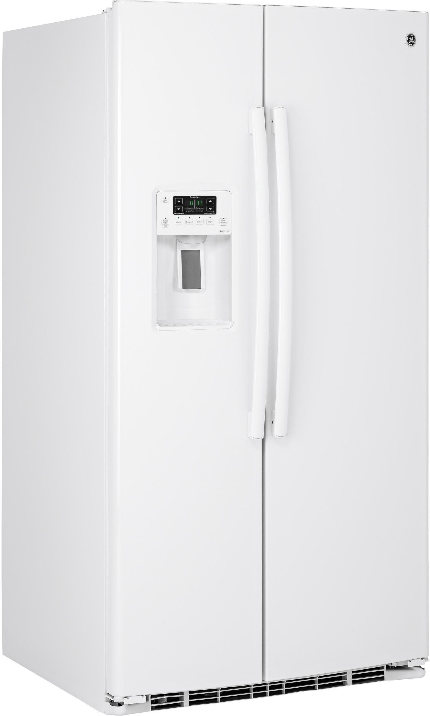 GE GSE25HGHWW White