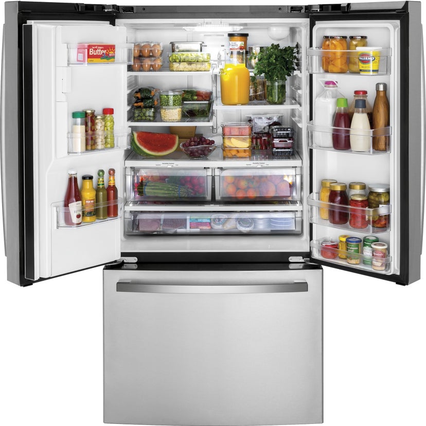 GE GYE21JYMFS 20.6 cu. ft. Counter-Depth French Door Refrigerato...