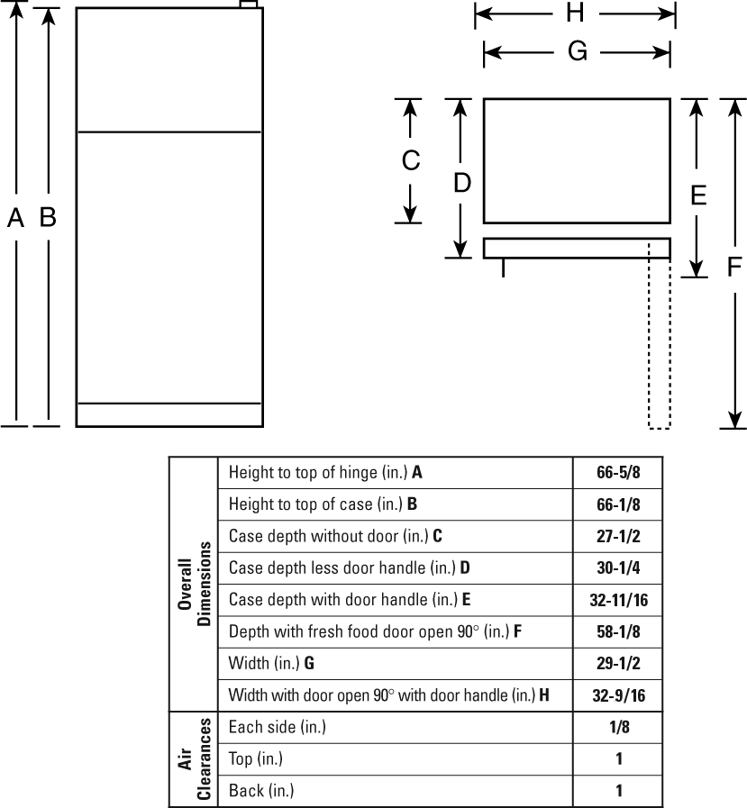 GE PTS18SBSSS 17.9 cu. ft. Top-Freezer Refrigerator