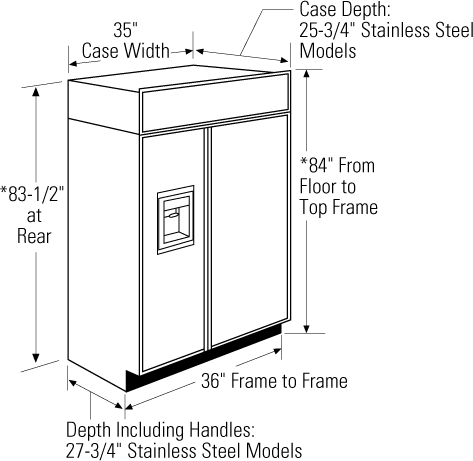 GE ZISS360DRSS Stainless Steel