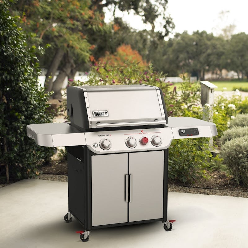 Weber 35500001 GENESIS SX-325s Freestanding Smart Gas Grill with ...