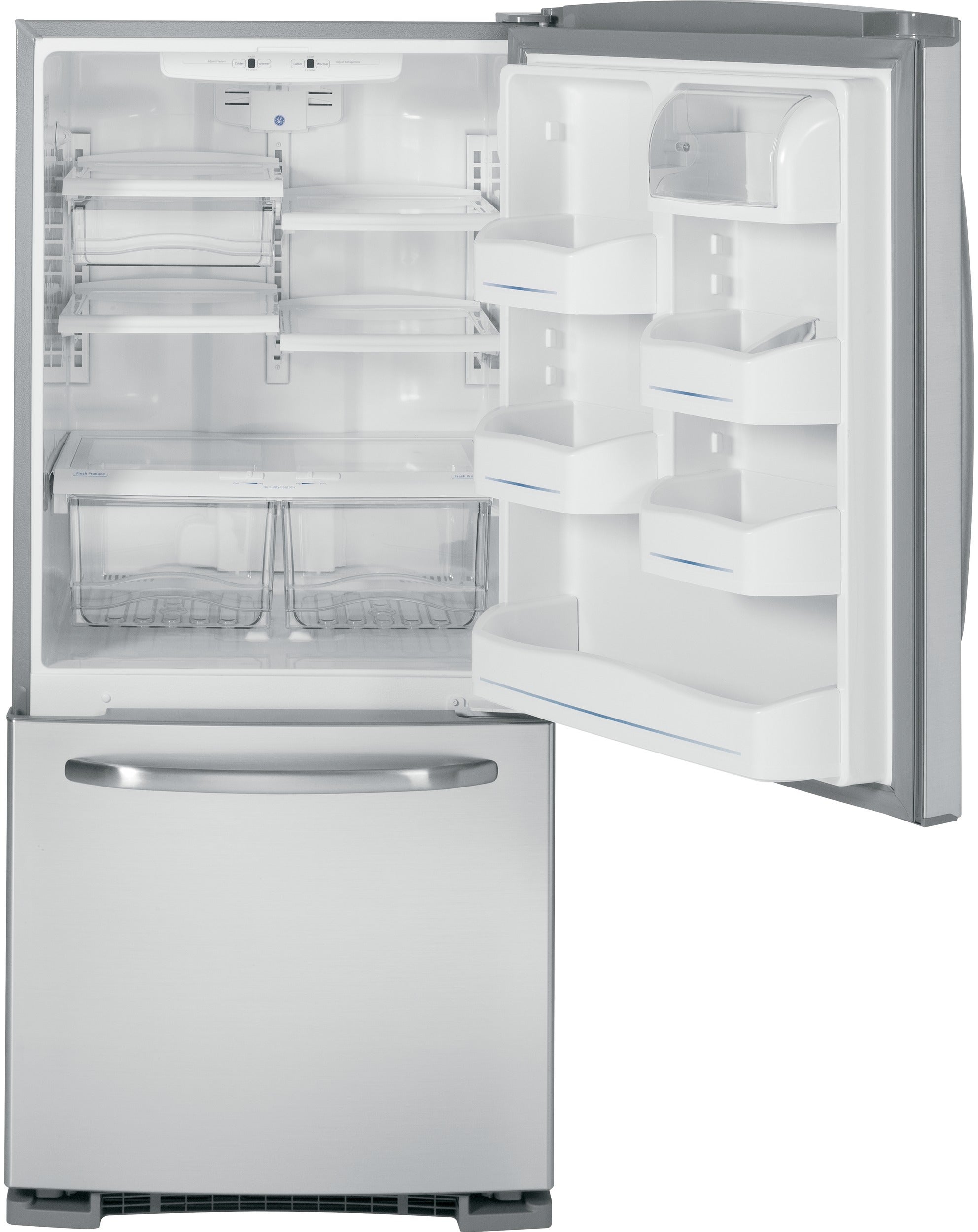 GE GDSL0KCXLS 20.2 cu. ft. Bottom-Freezer Refrigerator