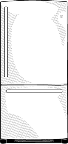 GE GDSL3KCYRLS CleanSteel, Right Hinge Door