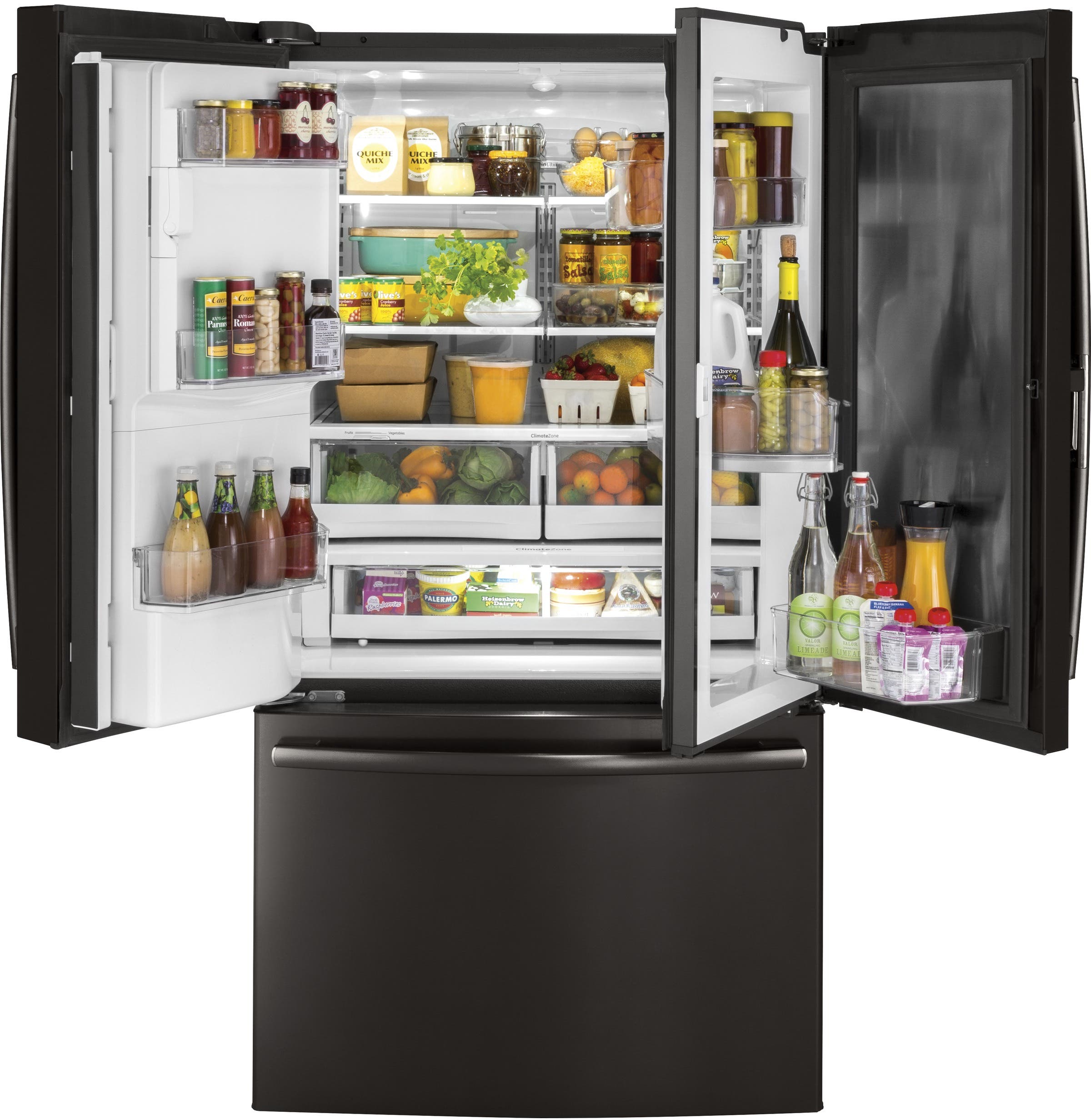 GE GFD28GBLTS Black Stainless Steel