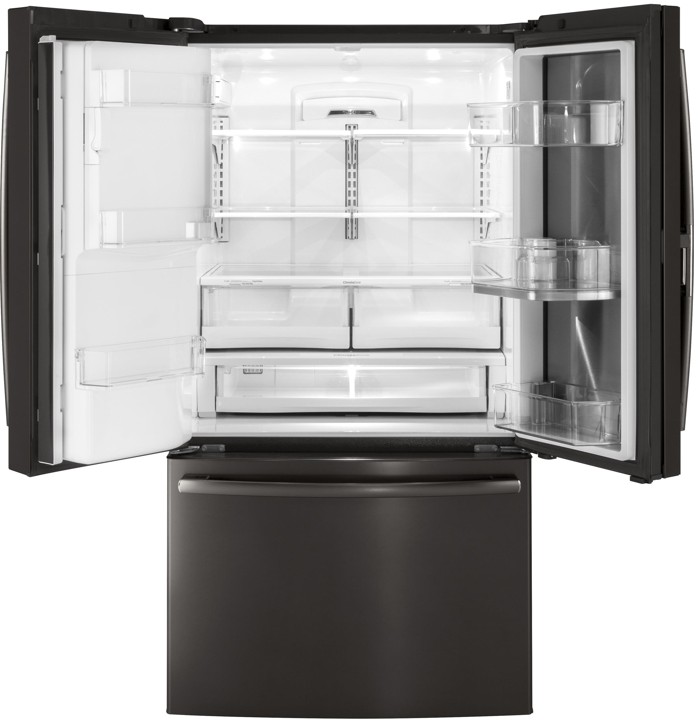 GE GFD28GBLTS Black Stainless Steel