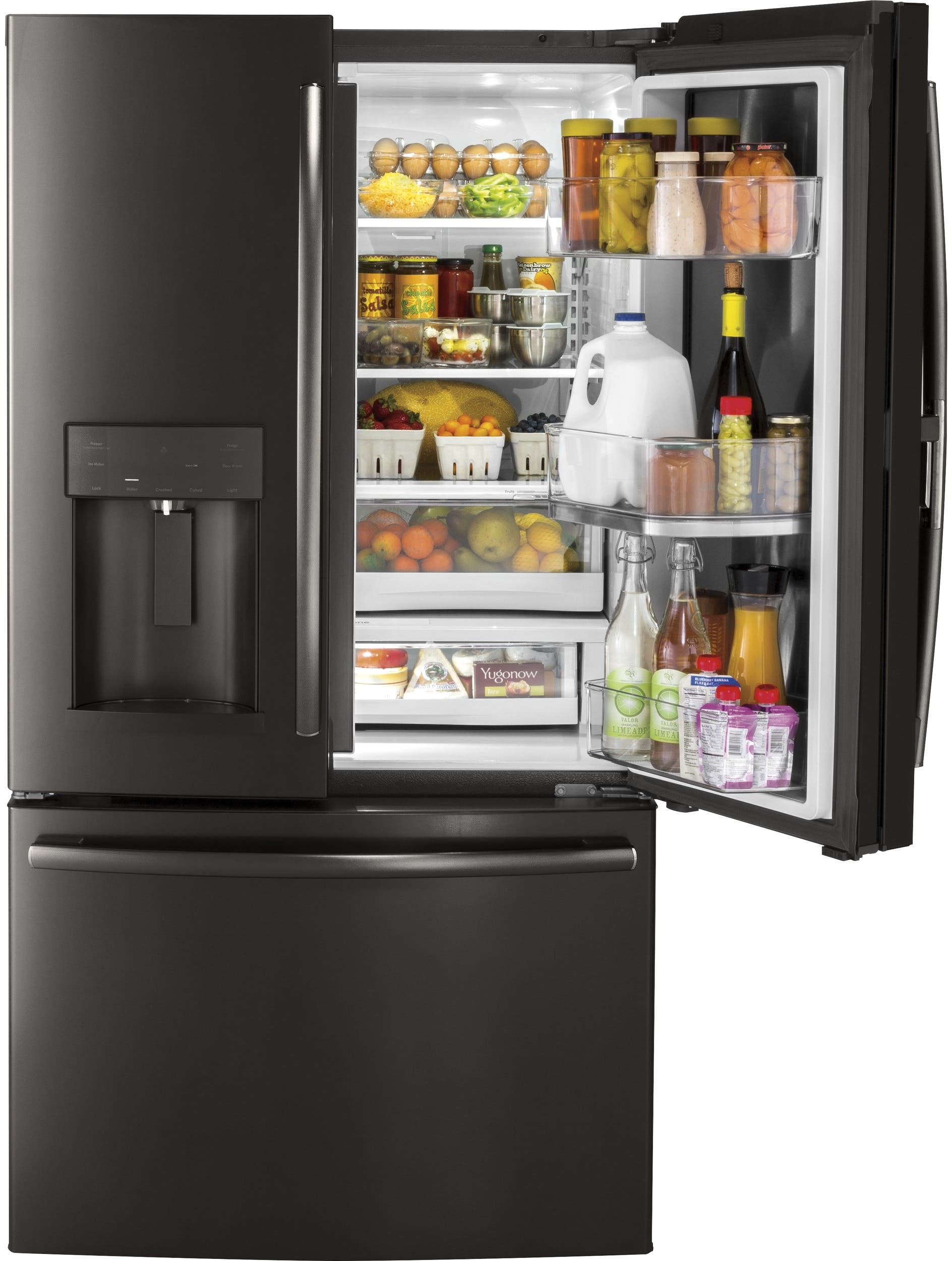 GE GFD28GBLTS Black Stainless Steel