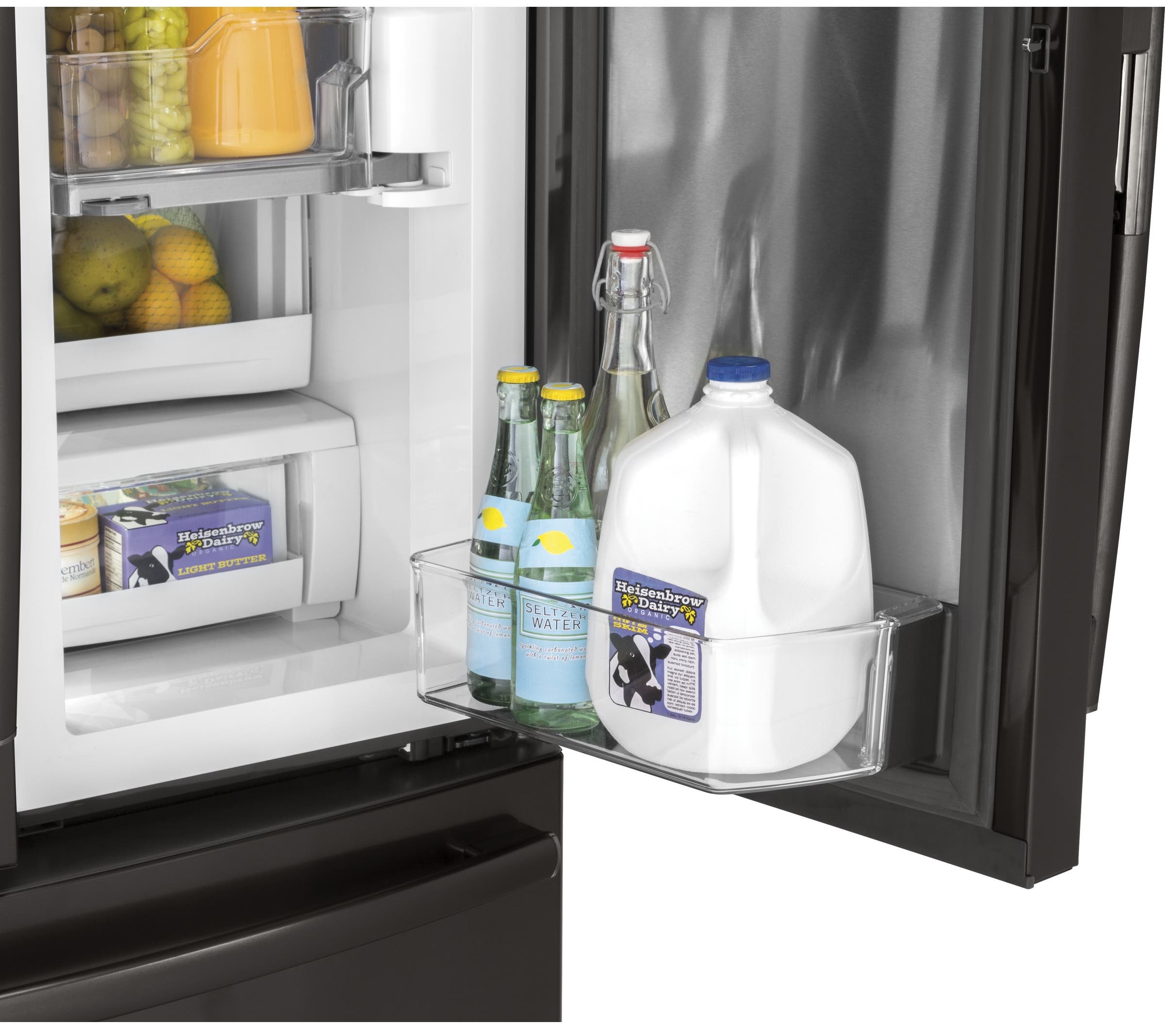 GE GFD28GBLTS Black Stainless Steel