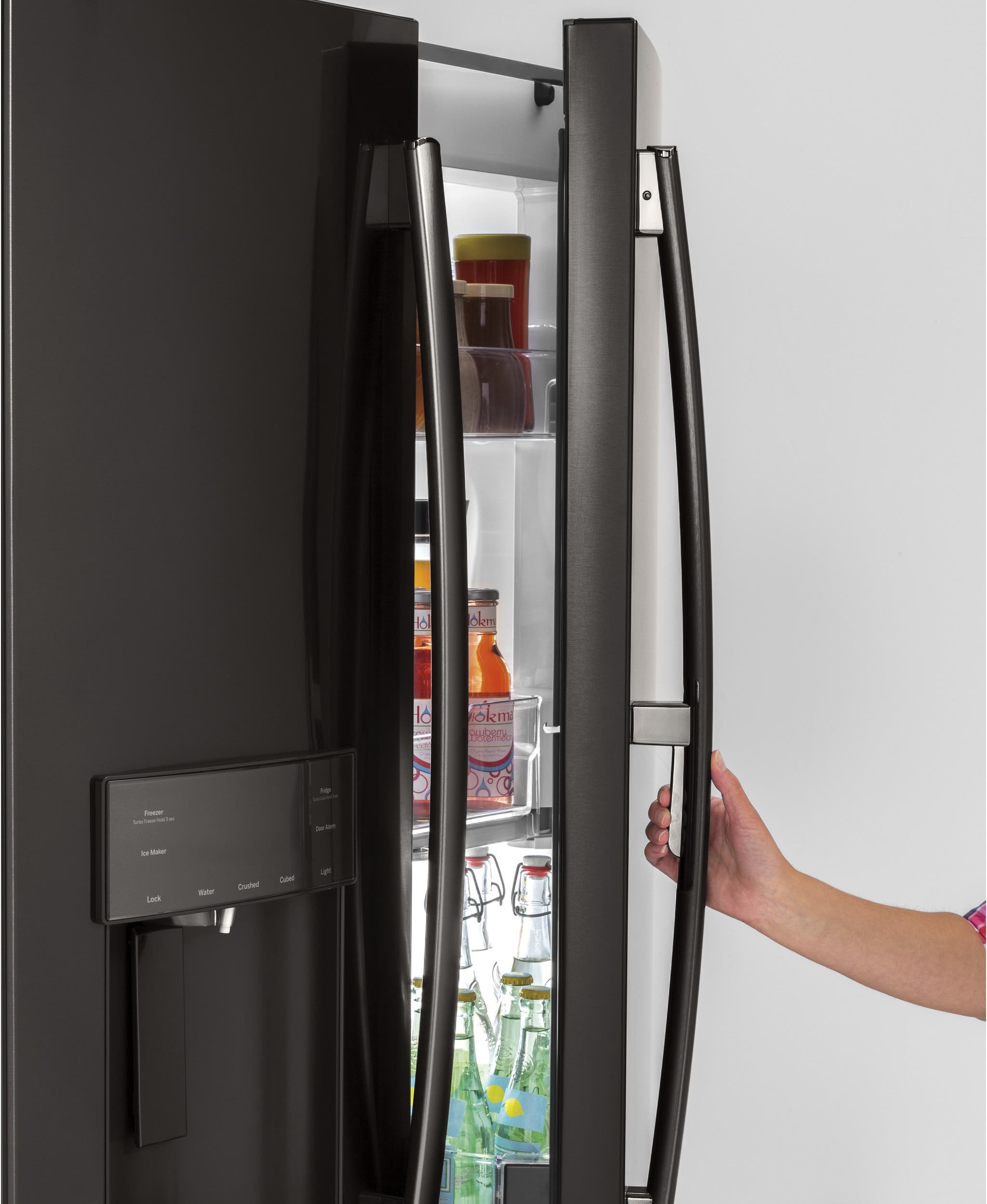 GE GFD28GBLTS Black Stainless Steel