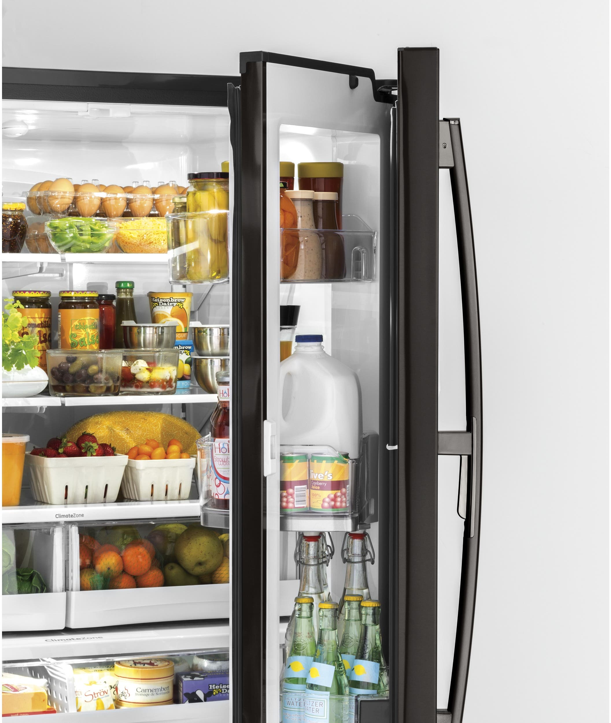 GE GFD28GBLTS Black Stainless Steel