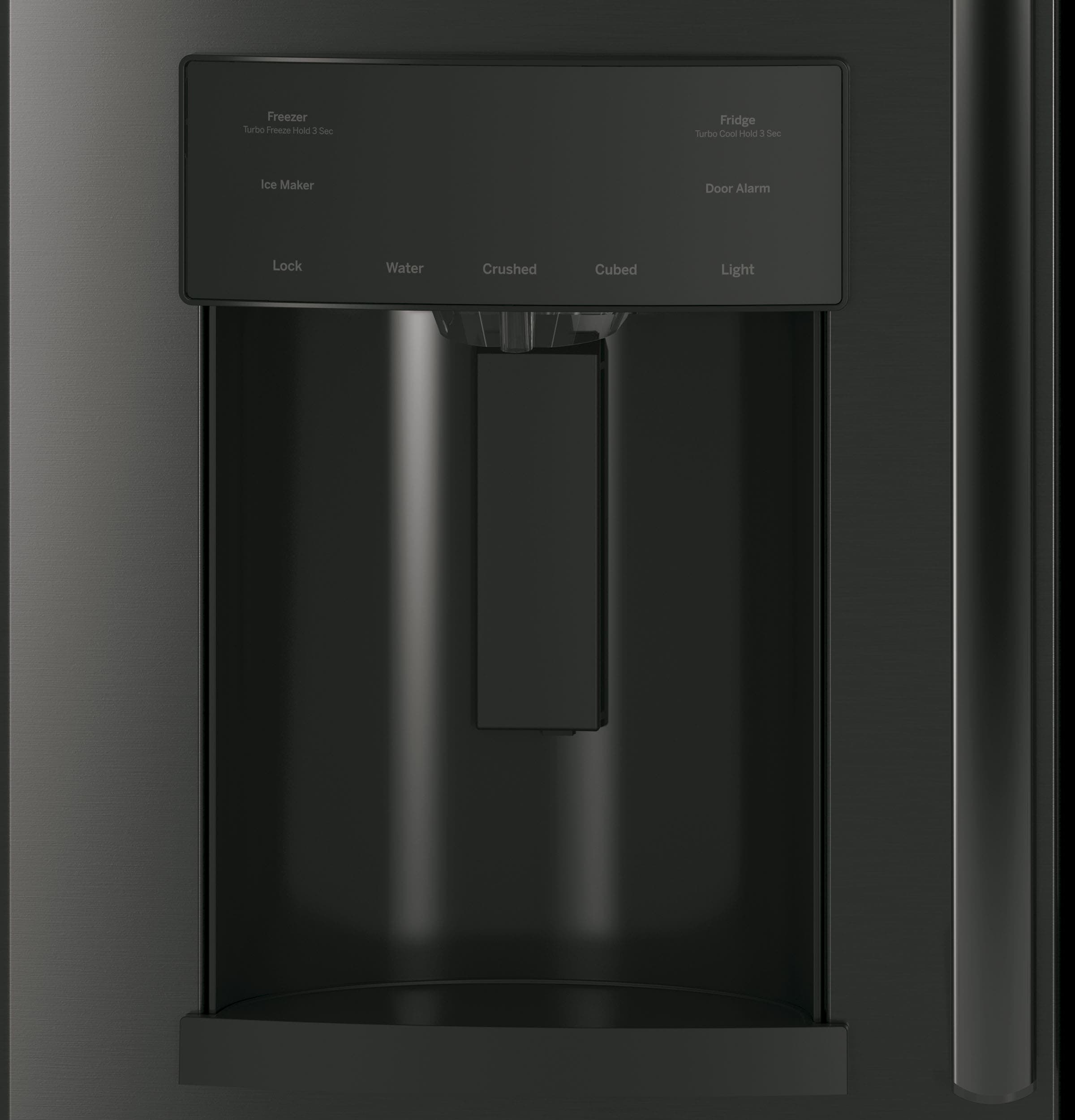 GE GFE28GBLTS Black Stainless Steel