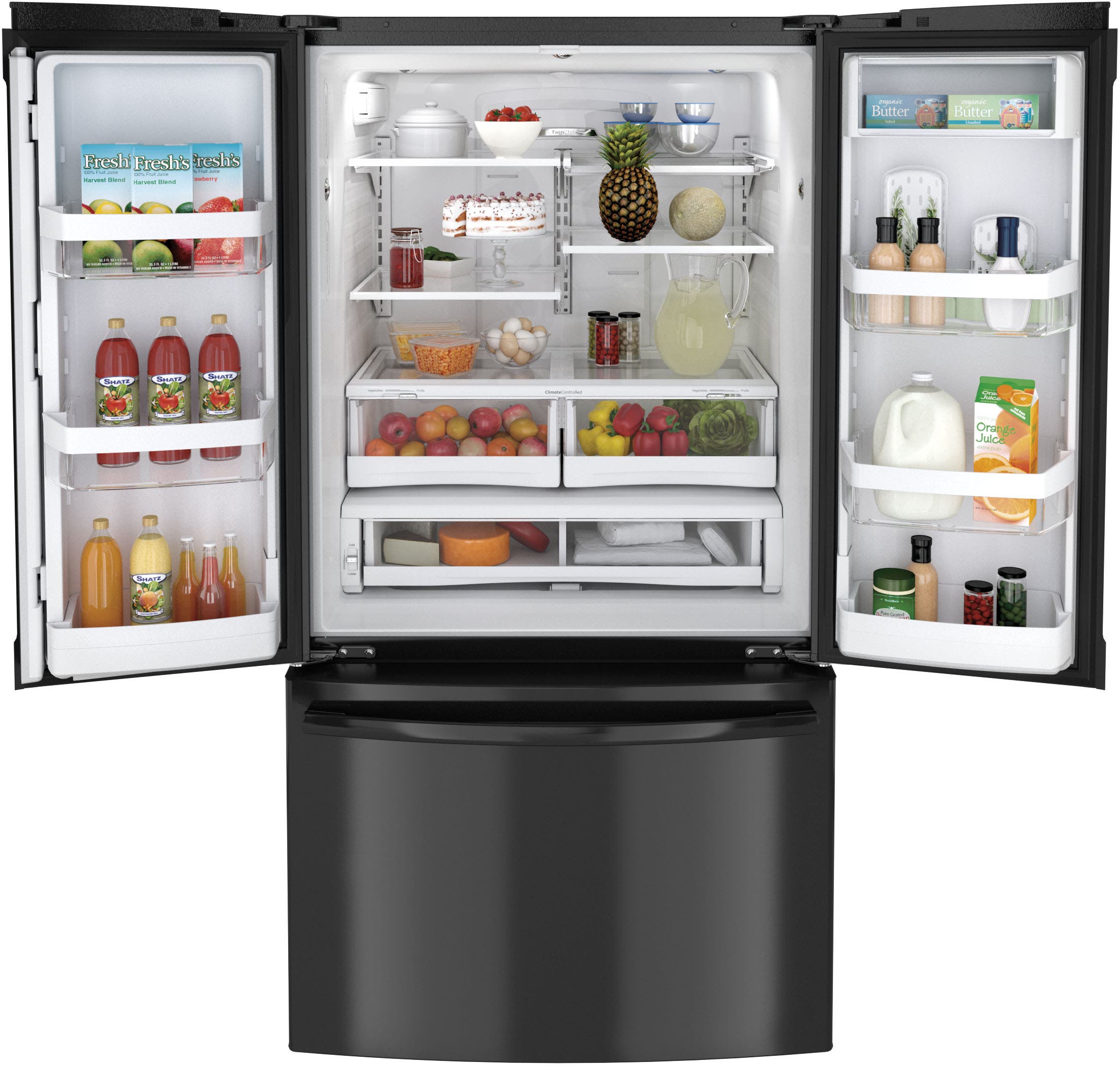 GE GNE26GGDBB Black