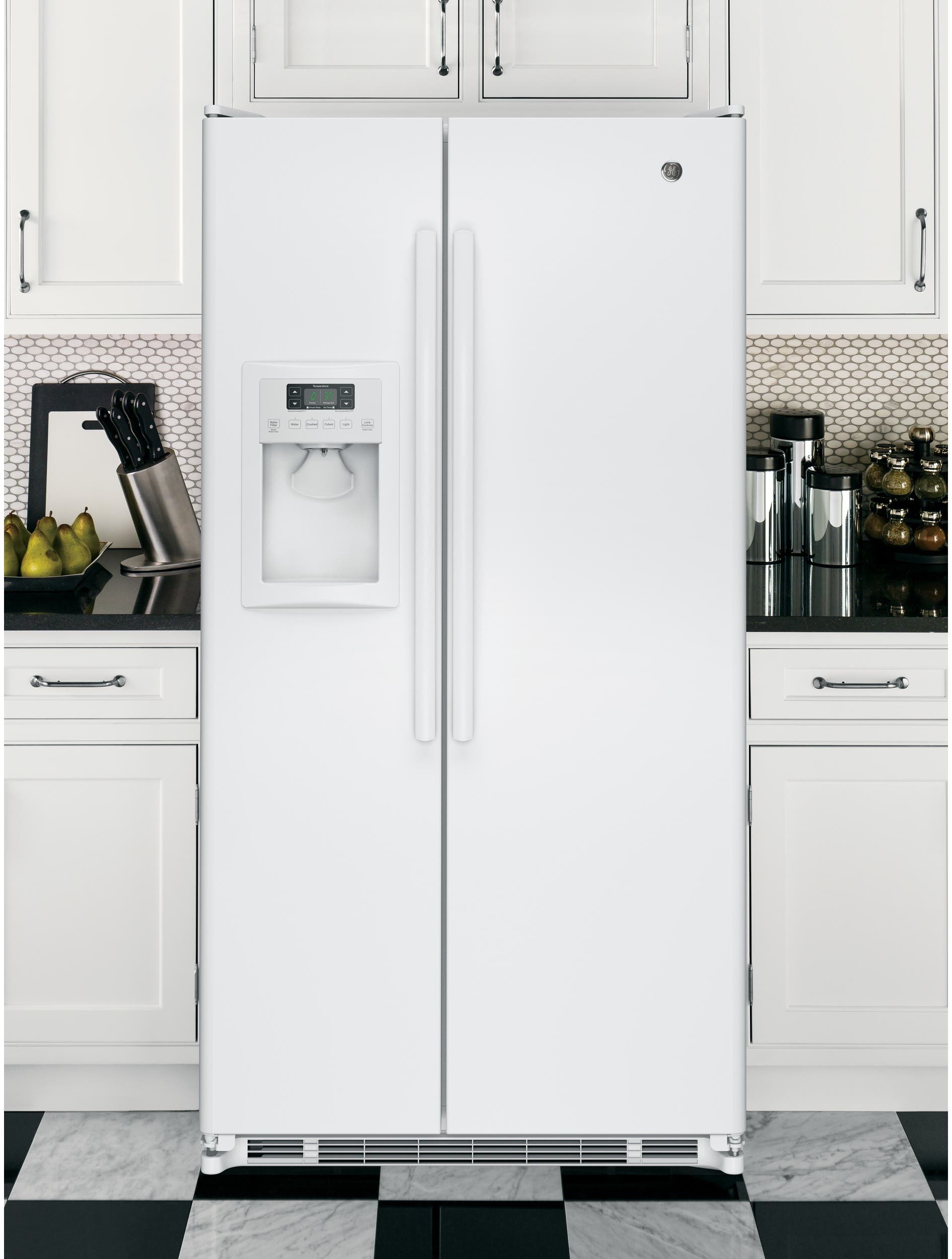 GE GSE25ETHWW White