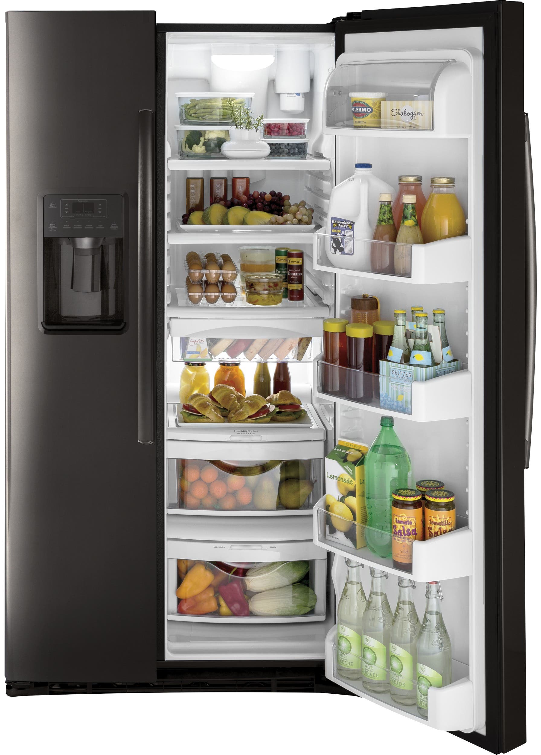 GE GSE25HBLTS Black Stainless