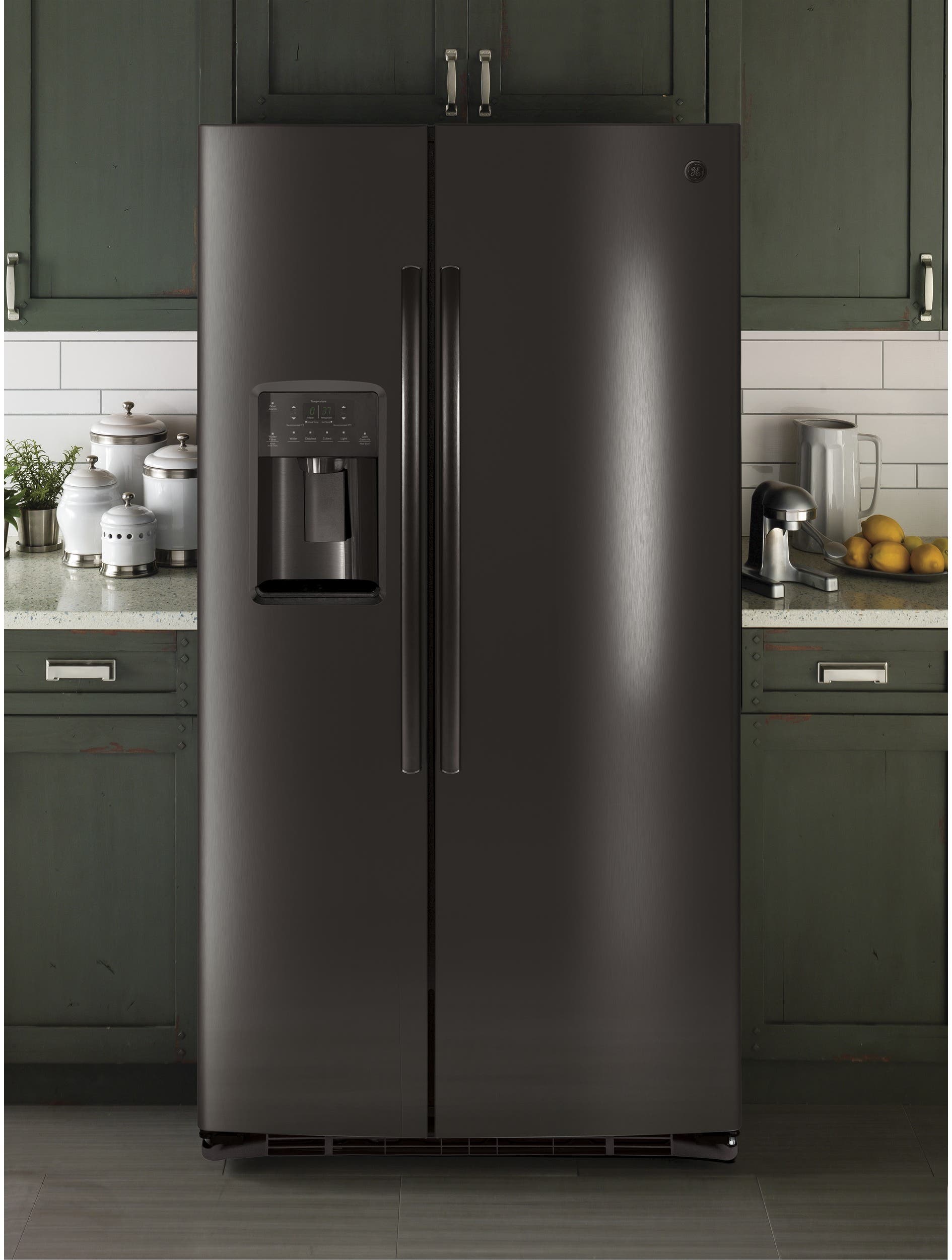 GE GSE25HBLTS Black Stainless