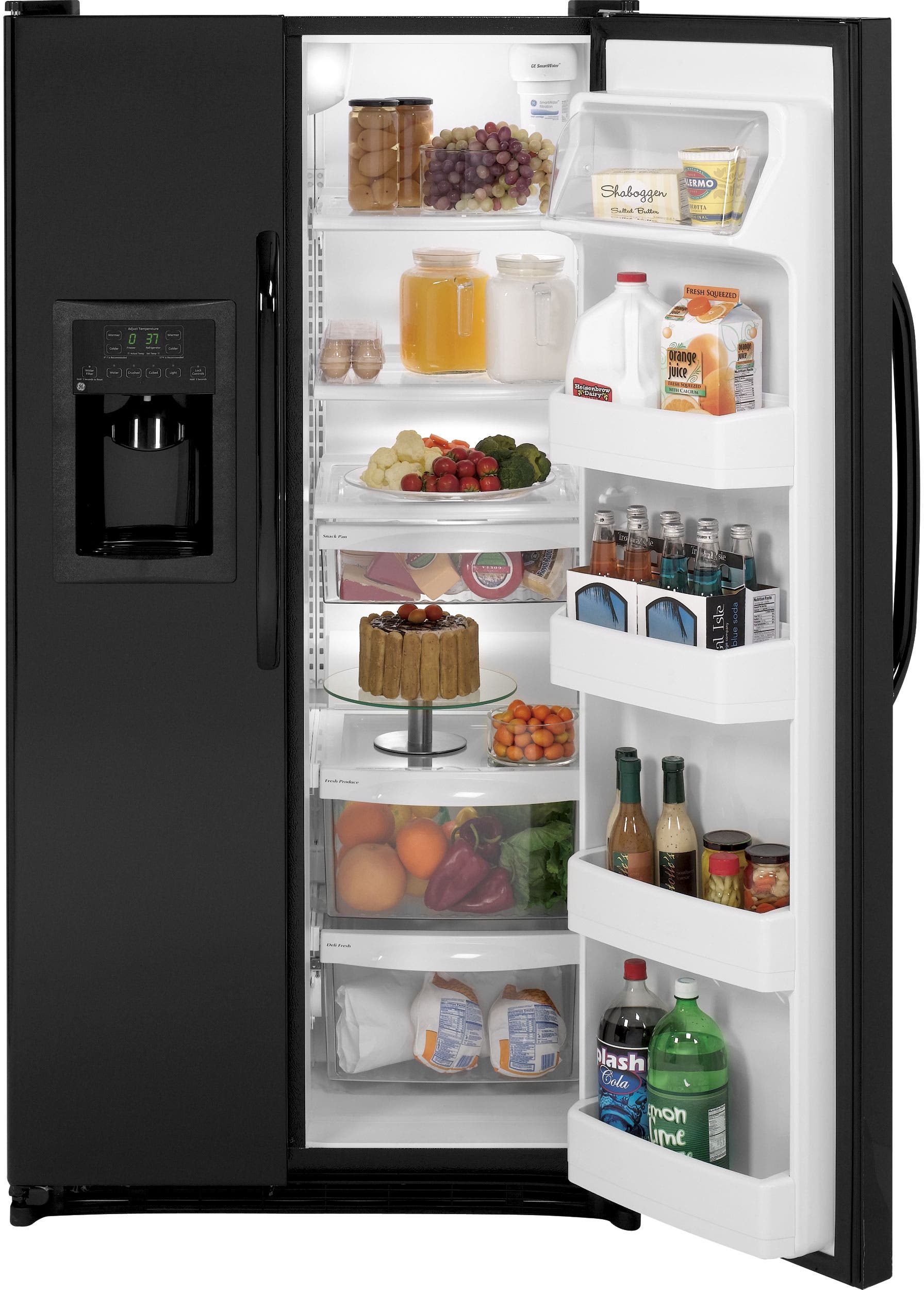 GE GSF25IGZBB Black