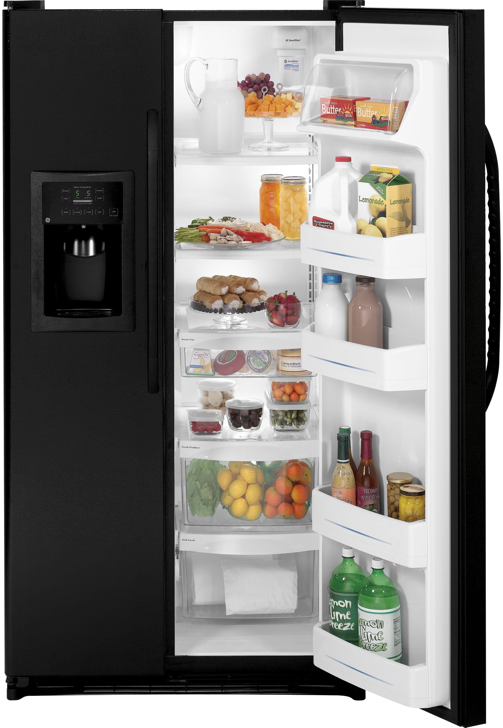GE GSH25JFXBB 25 cu. ft. Side by Side Refrigerator Black