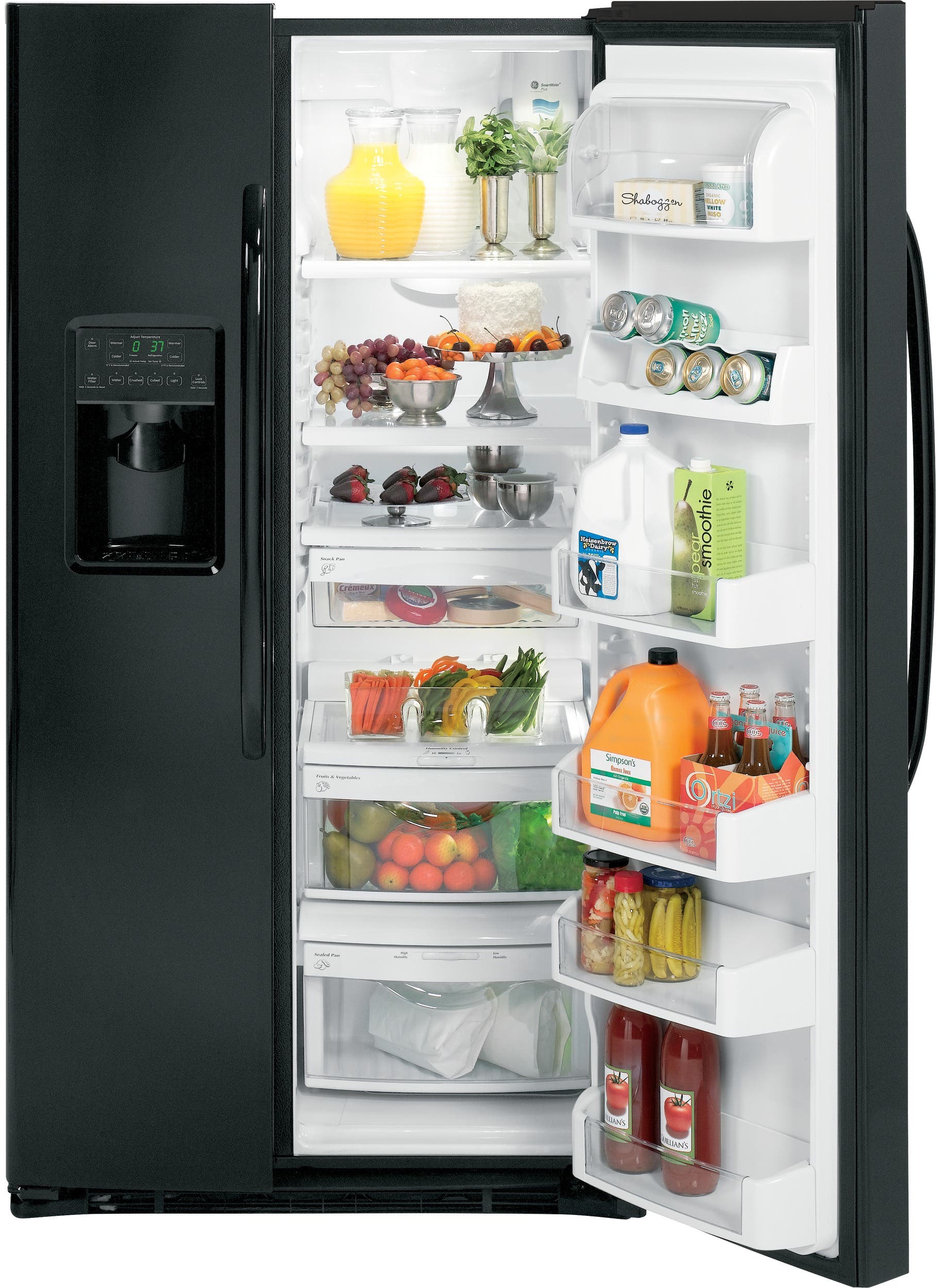 GE GSHF6LGBBB Black