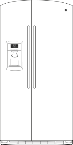 GE GSHF6PGYWW White