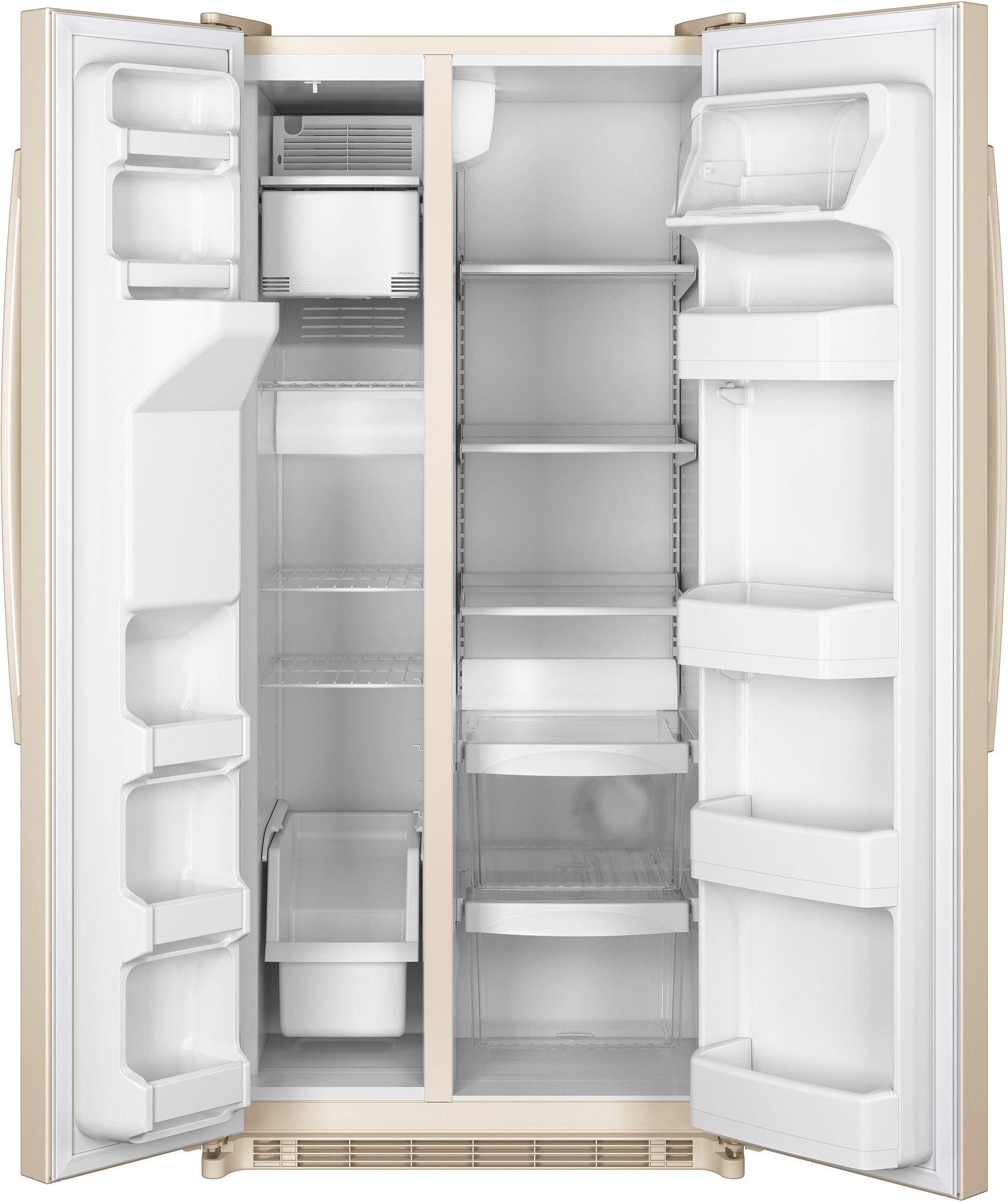 GE GSS20ETHCC 32 Inch Side-by-Side Refrigerator Bisque