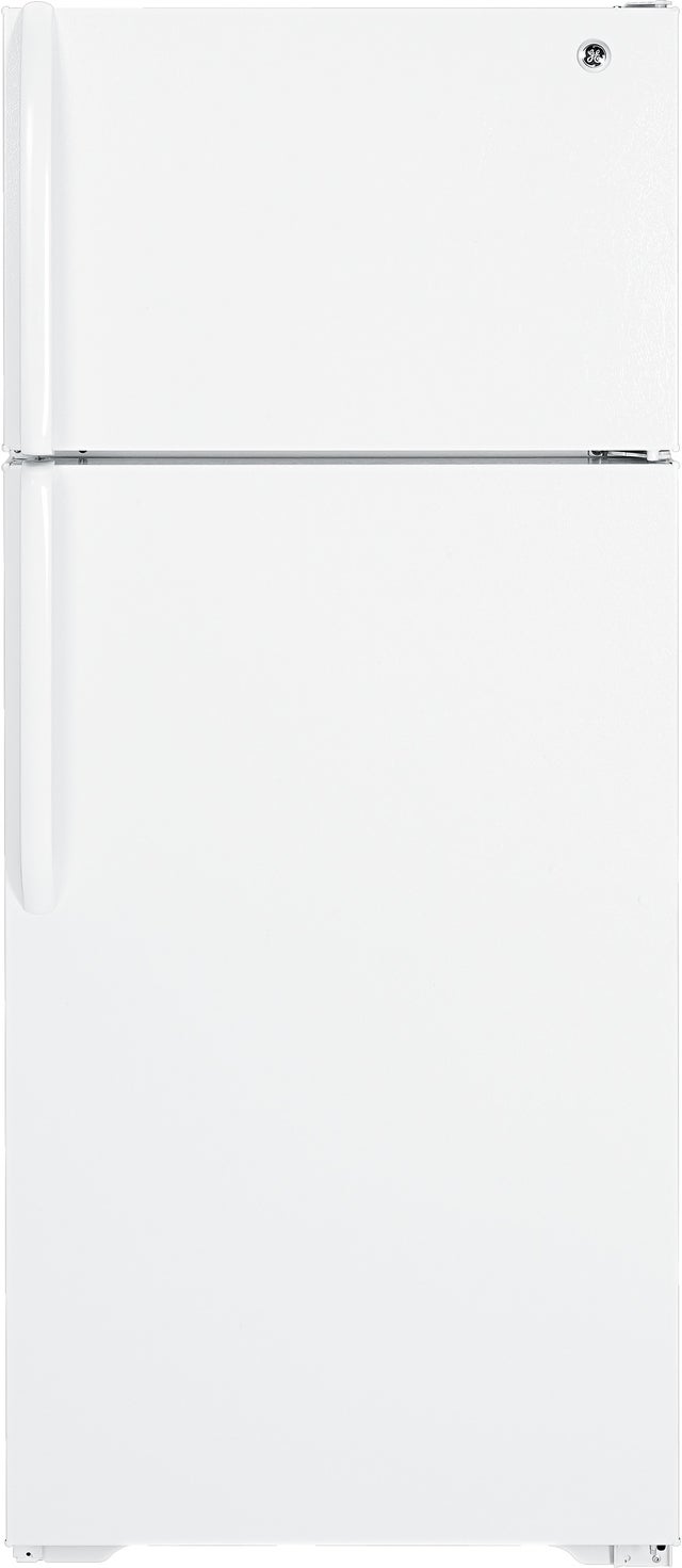 GE GTH18GBDWW 18.1 cu. ft. Top-Freezer Refrigerator with 2 Adjus...