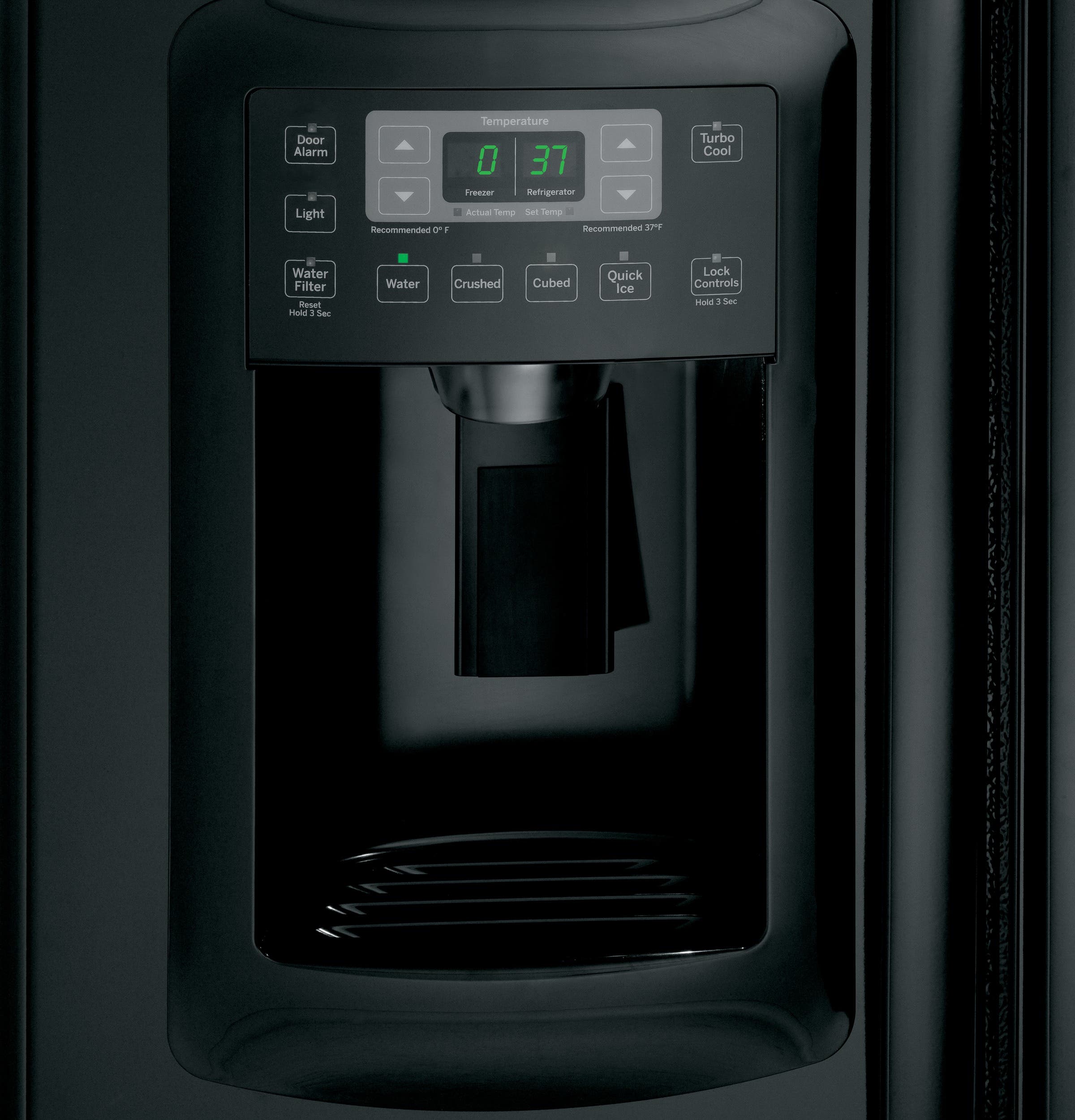 GE GZS23HGEBB Black