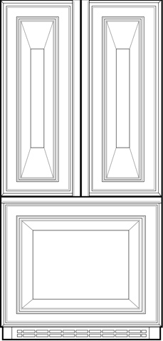 GE PFIC1NFWWV White Trim