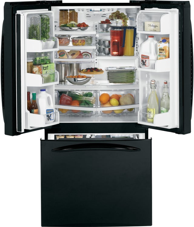 GE PFSF2MIYBB 22.2 cu. ft. French Door Refrigerator with 4 Adjus...