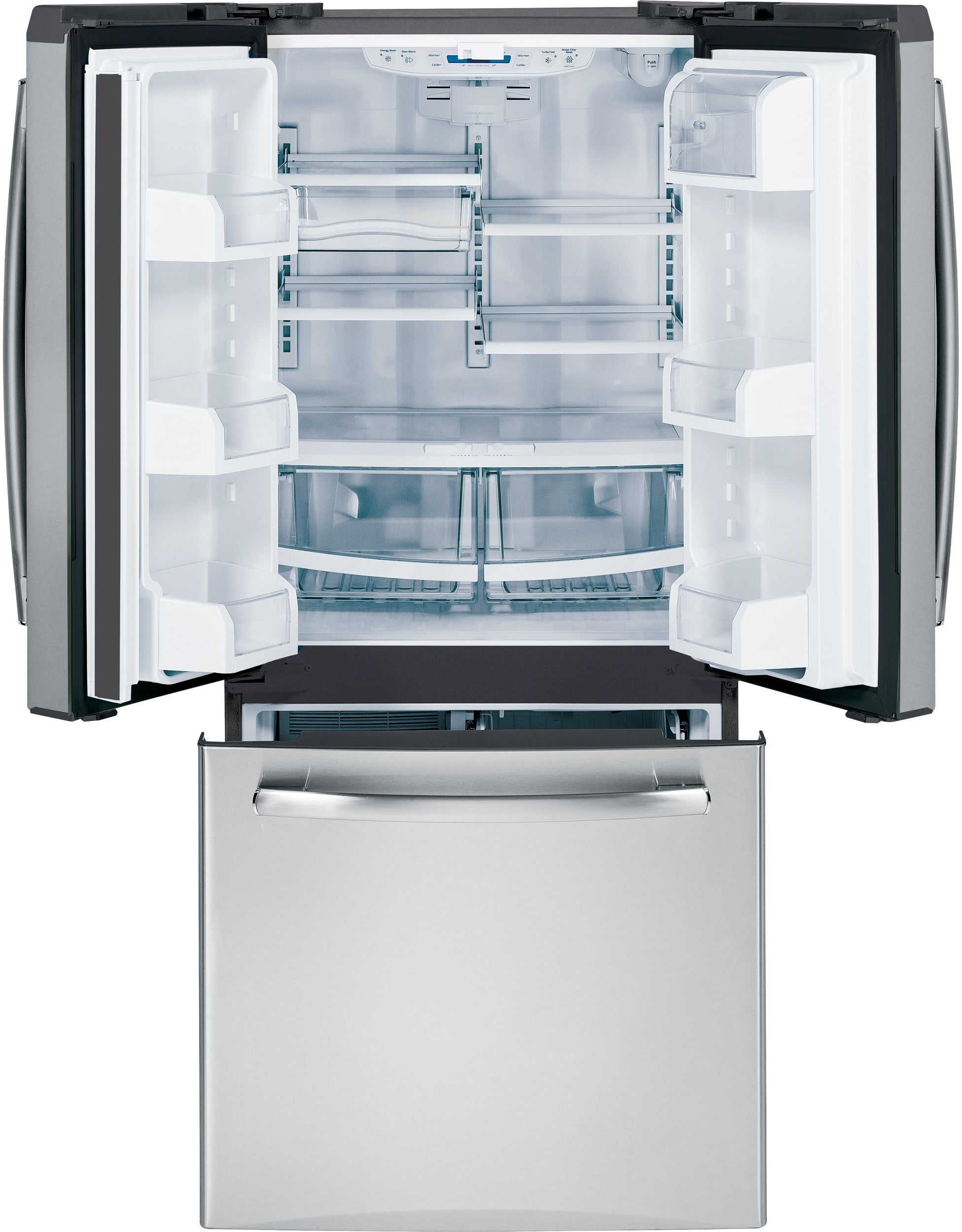 GE PNS20KSHSS 20.0 cu. ft. Bottom Mount French Door Refrigerator