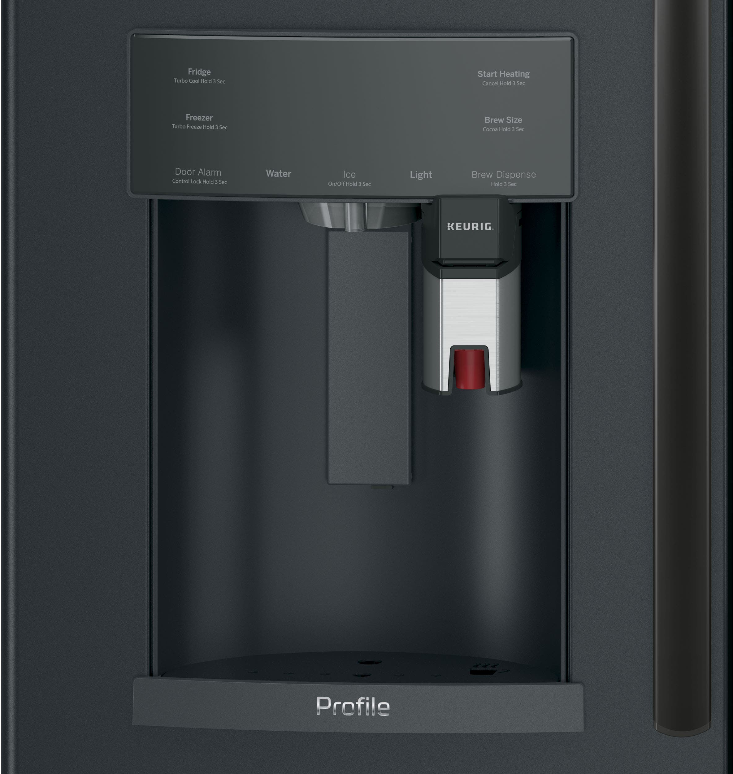 GE PYE22PELDS Black Slate