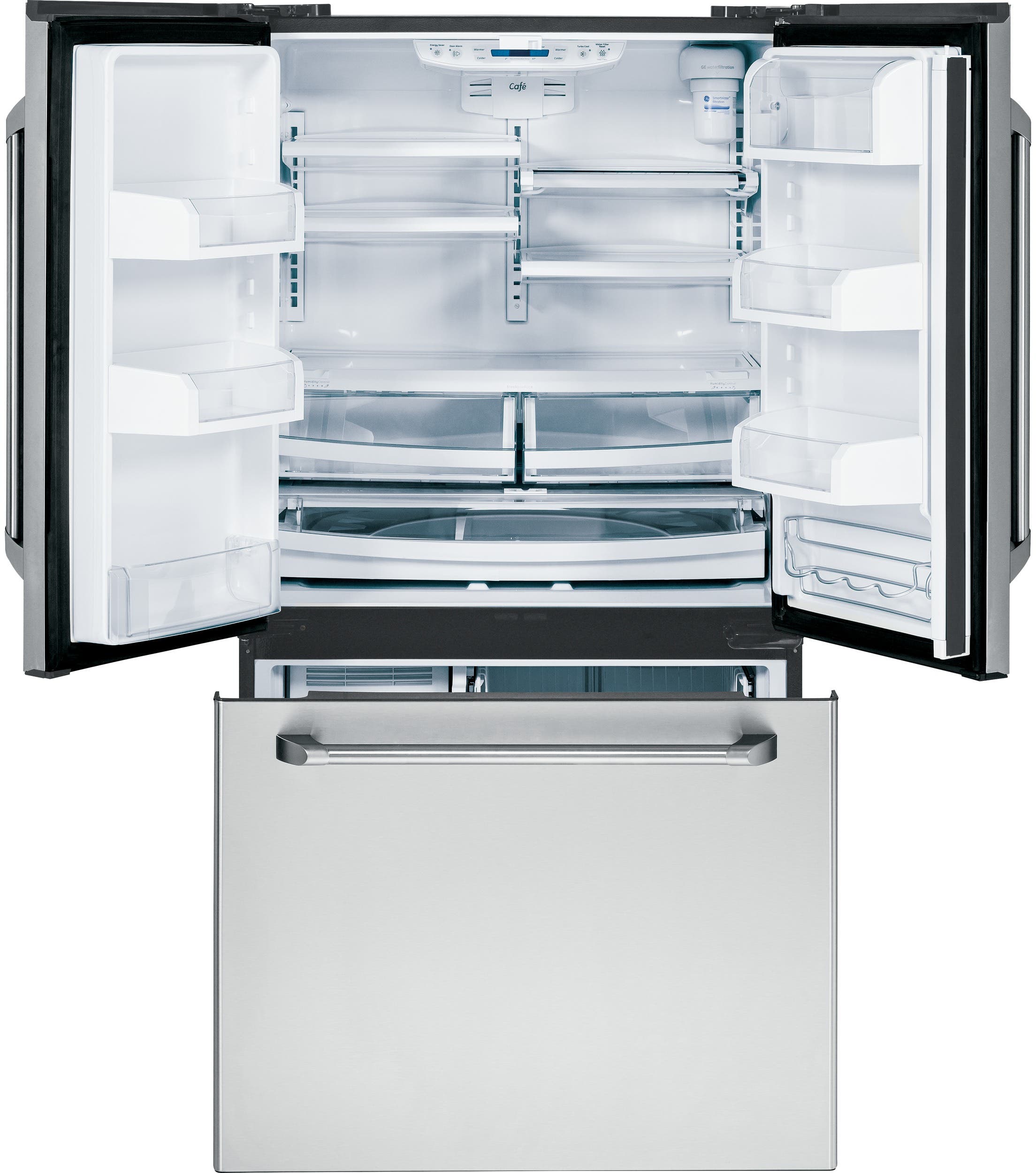 GE CWS21SSESS 20.7 cu. ft. Counter-Depth French Door Refrigerato...
