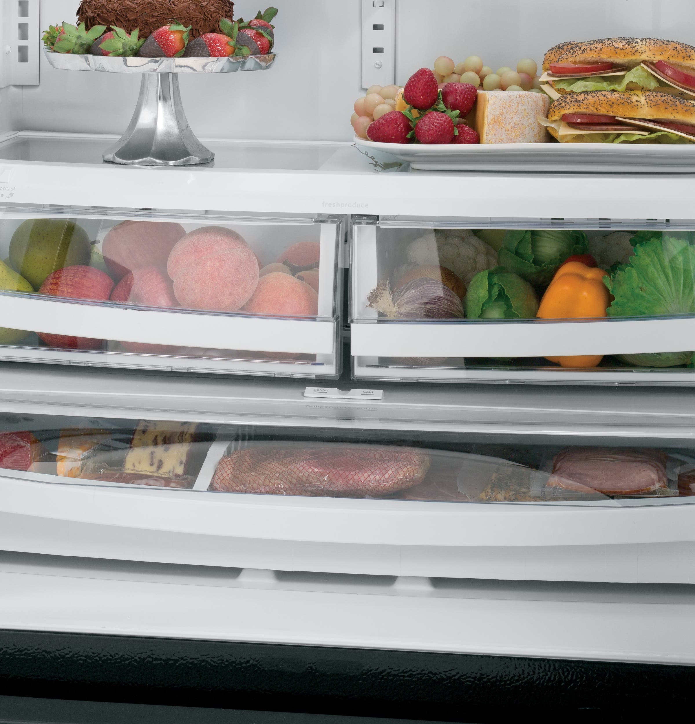 GE CWS21SSESS 20.7 cu. ft. Counter-Depth French Door Refrigerato...