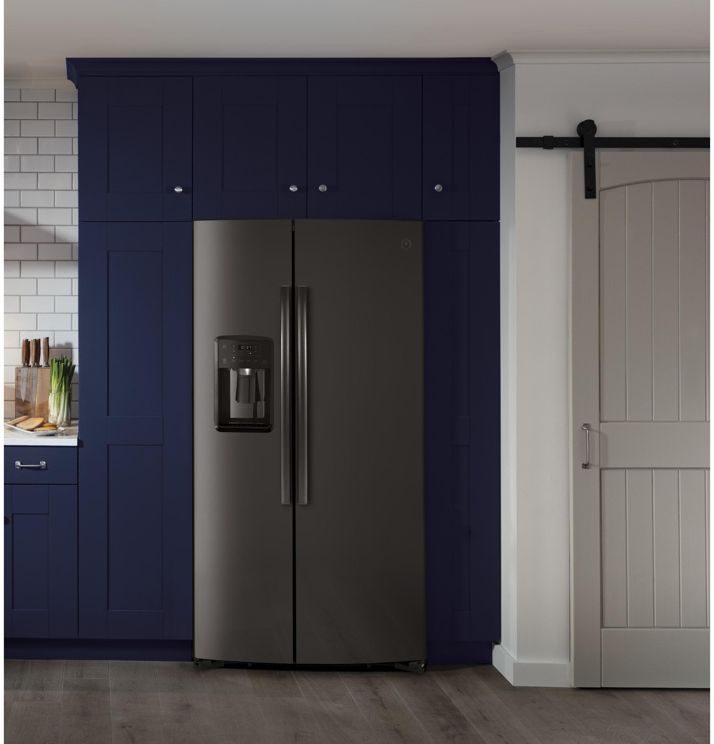 GE GSS25IBNTS Black Stainless Steel
