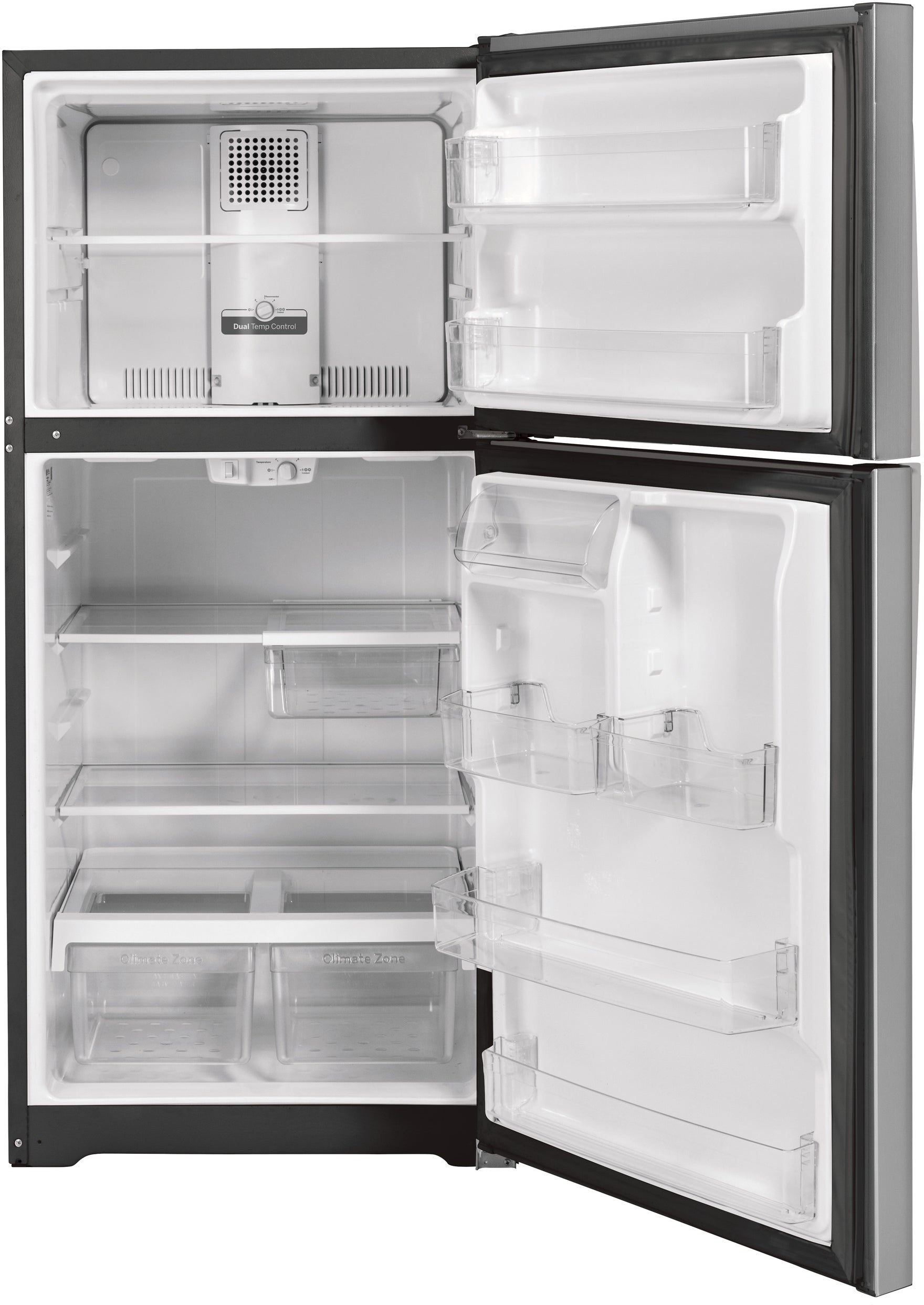 GE 21.9 Cu. Ft. Top-Freezer Refrigerator - Thumbnail 3