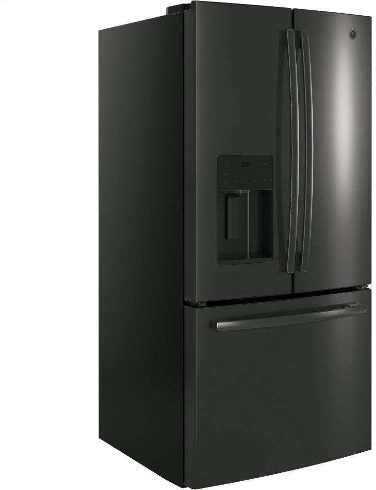 GE GYE18JBLTS Black Stainless Steel