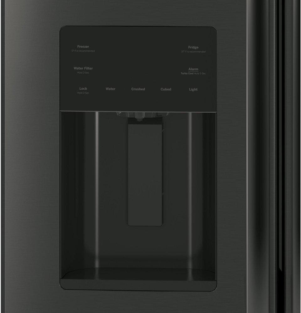 GE GYE18JBLTS Black Stainless Steel