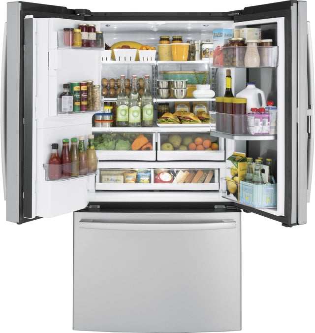 GE PFD28KSLSS 27.7 Cu. Ft. French-Door Refrigerator with Door In...