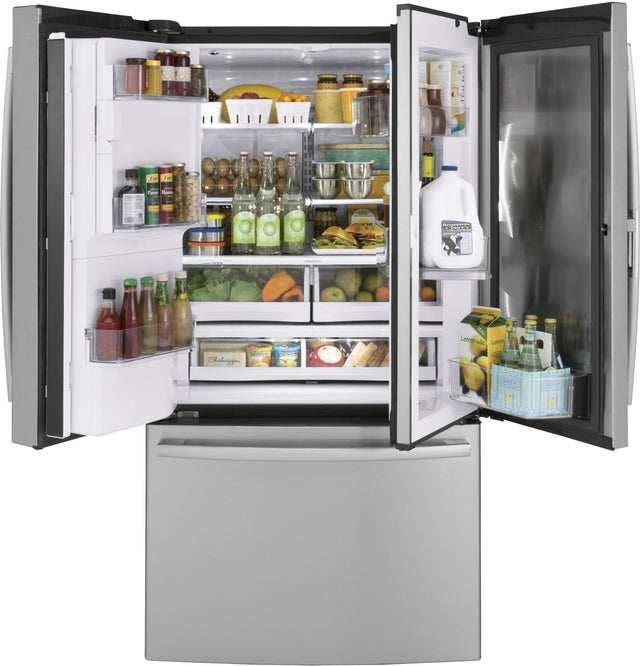 GE PFD28KSLSS 27.7 Cu. Ft. French-Door Refrigerator with Door In...