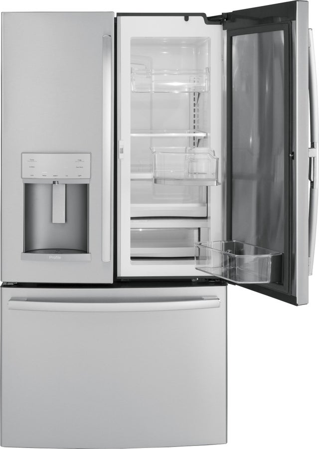 GE PFD28KSLSS 27.7 Cu. Ft. French-Door Refrigerator with Door In...