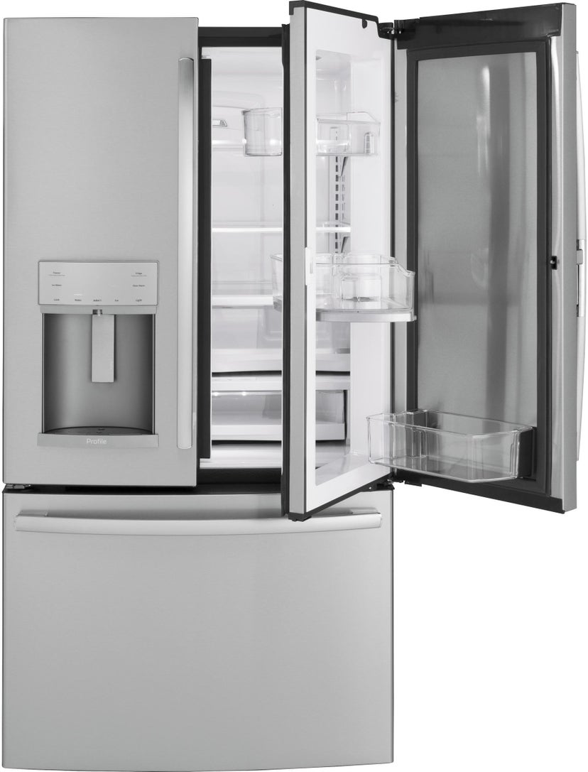 GE PFD28KSLSS 27.7 Cu. Ft. French-Door Refrigerator with Door In...