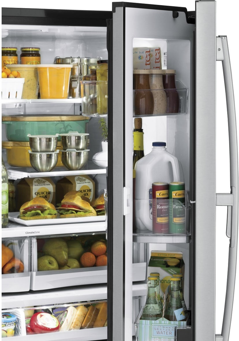 GE PFD28KSLSS 27.7 Cu. Ft. French-Door Refrigerator with Door In...