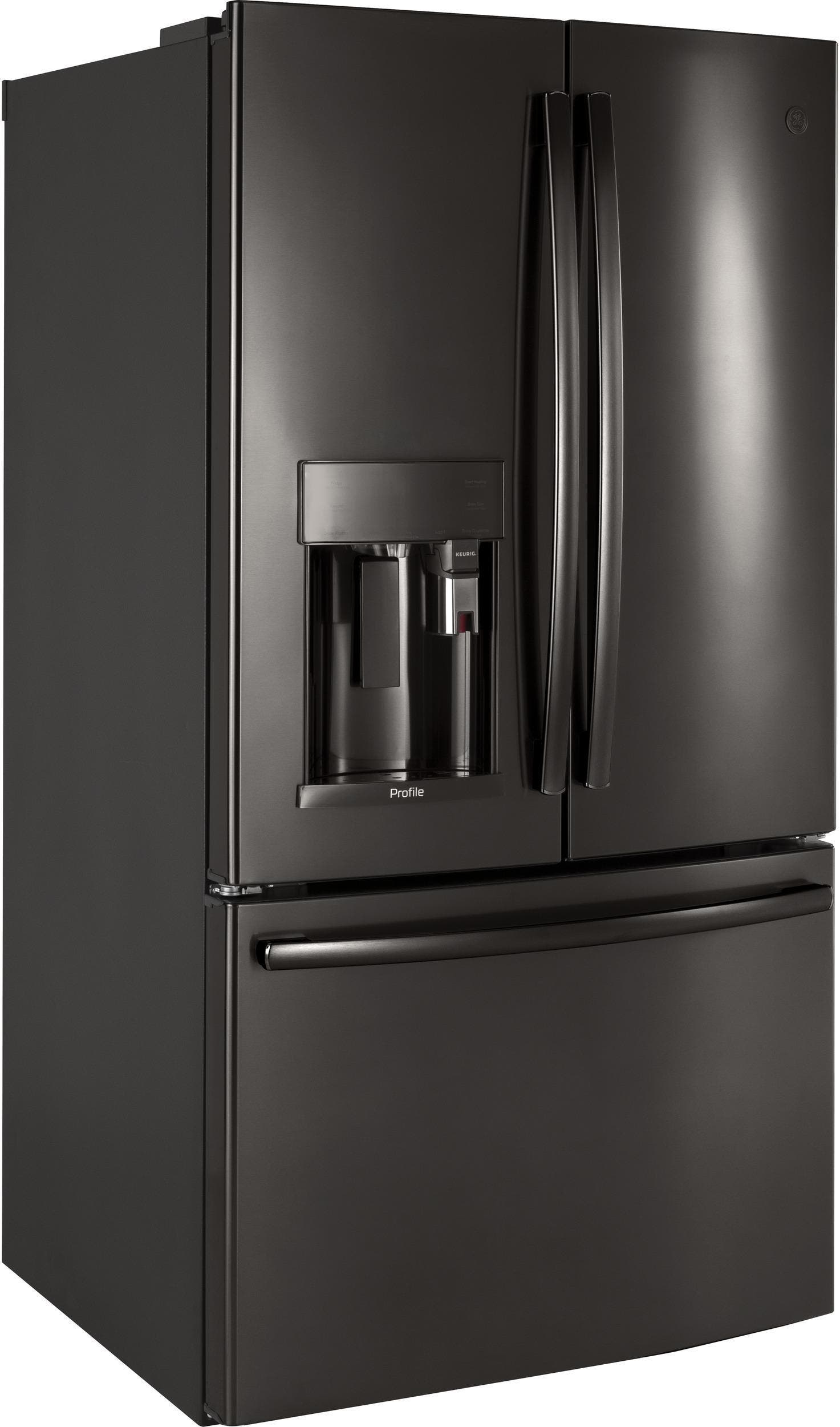 GE PFE28PBLTS Black Stainless Steel