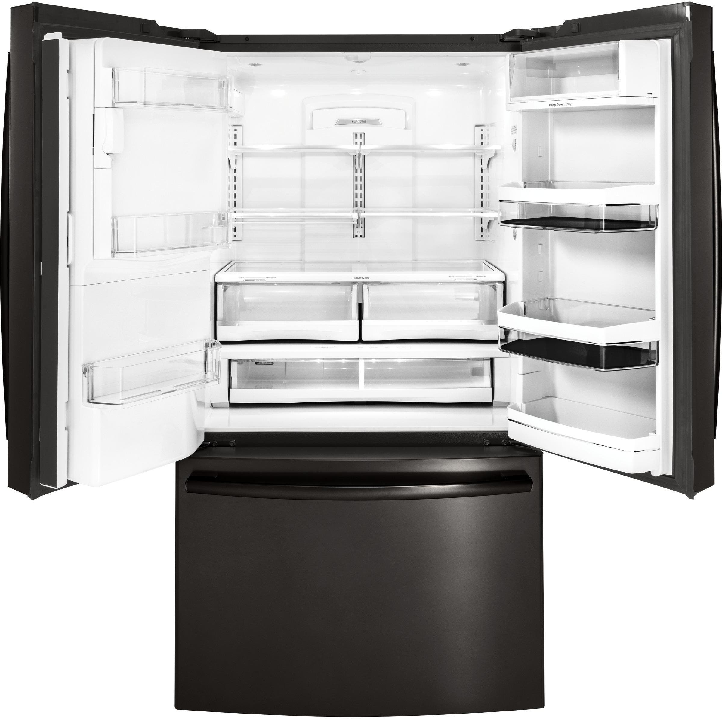 GE PFE28PBLTS Black Stainless Steel